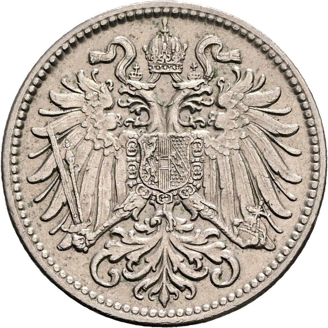 10 Heller Franz Joseph I. 1848-1916 1908 – Rückseite