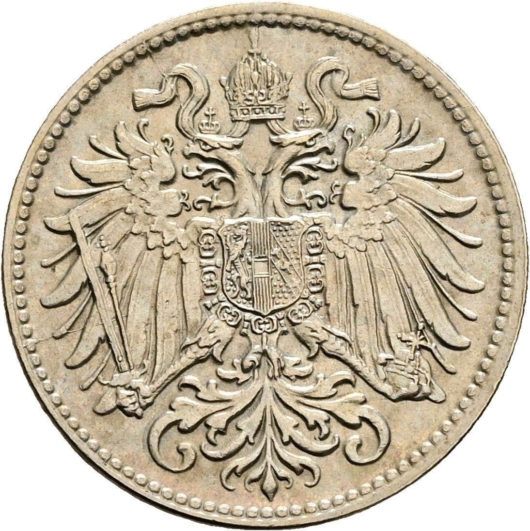10 Heller Franz Joseph I. 1848-1916 1915 – Rückseite