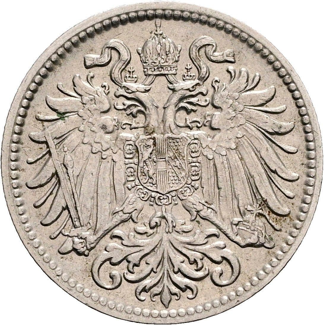 10 Heller Franz Joseph I. 1848-1916 1909 – Rückseite