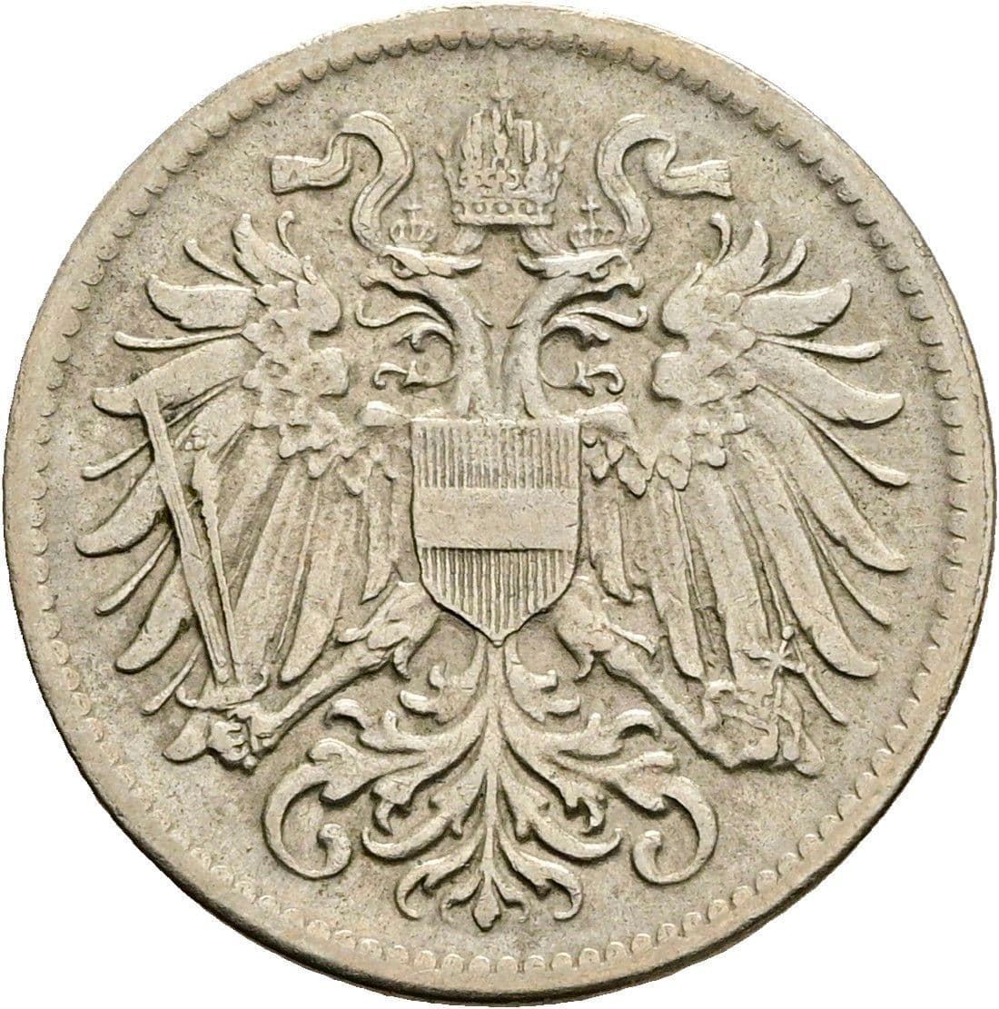 10 Heller 1916 – Rückseite