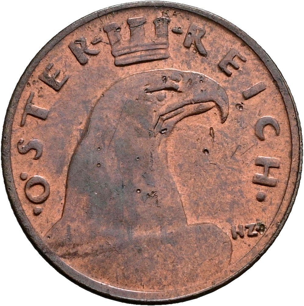 1 Groschen 1934 – Rückseite