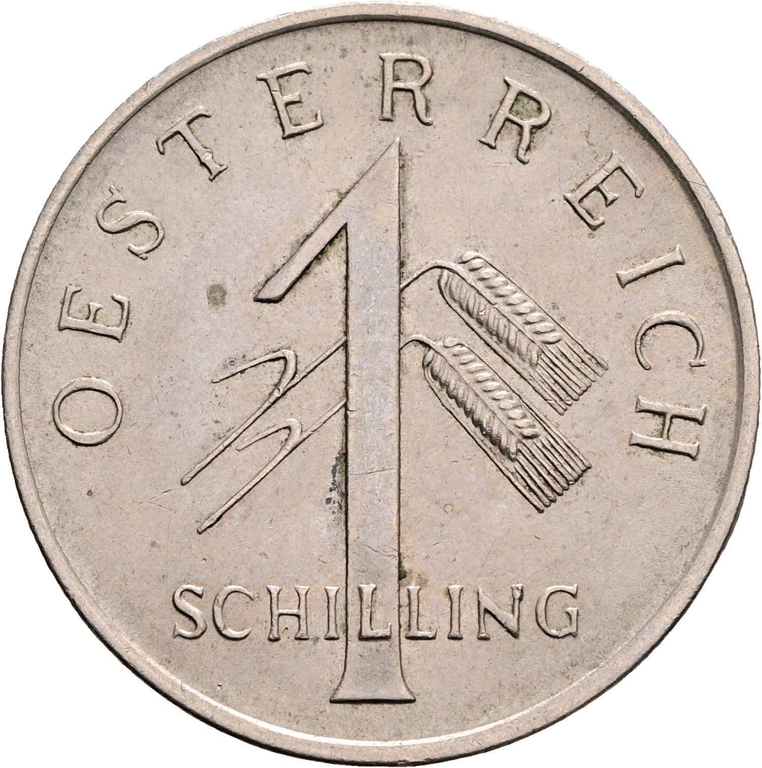 1 Schilling 1934 – Vorderseite