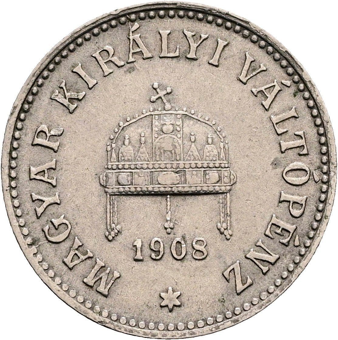 10 Filler Franz Joseph I. 1848-1916 1908 KB – Rückseite