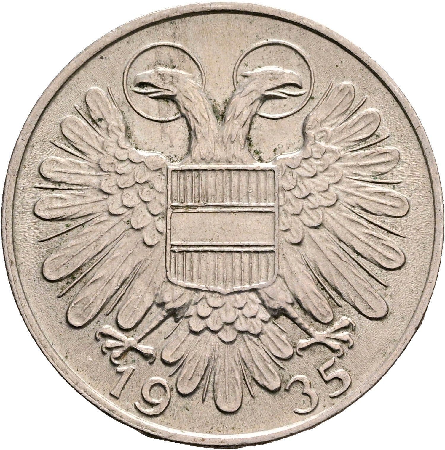 1 Schilling 1935 – Rückseite