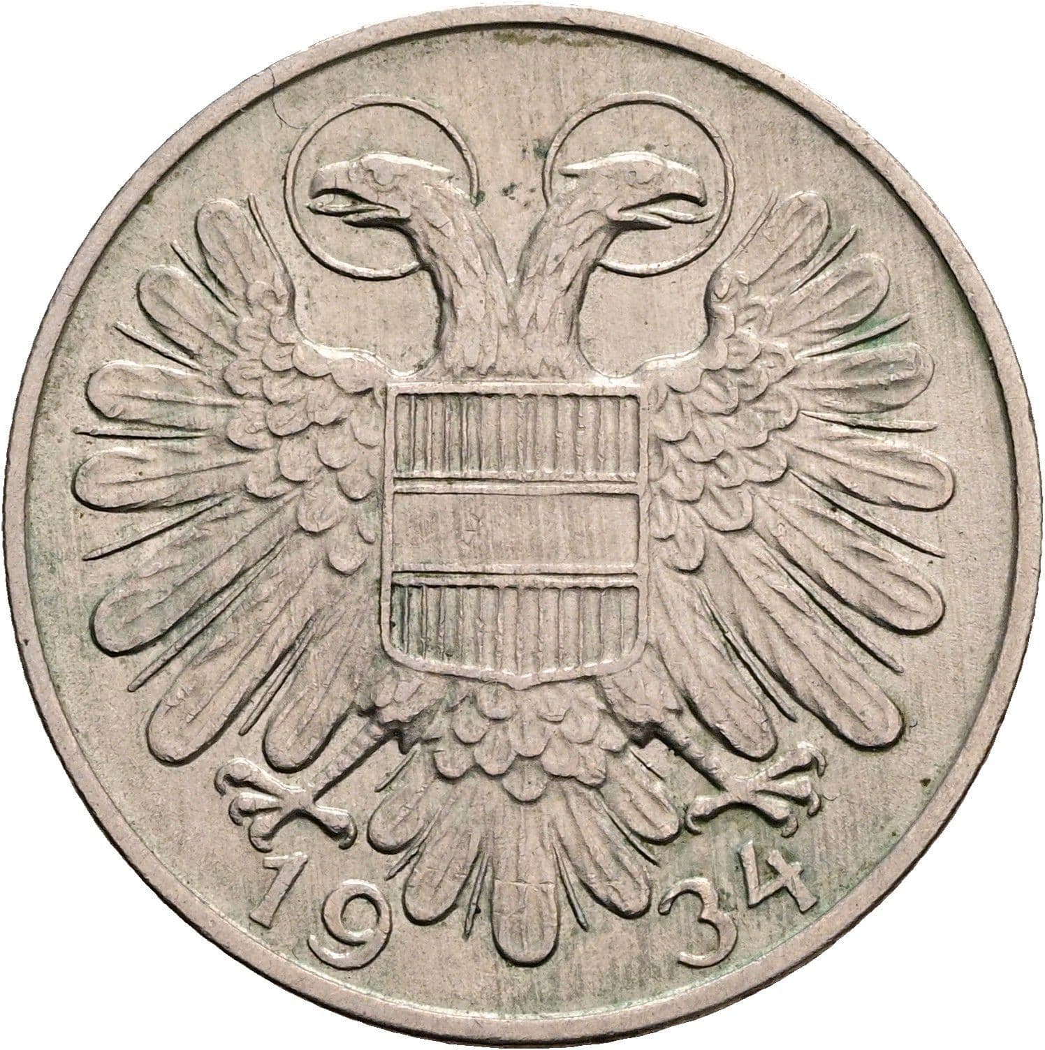 1 Schilling 1934 – Rückseite
