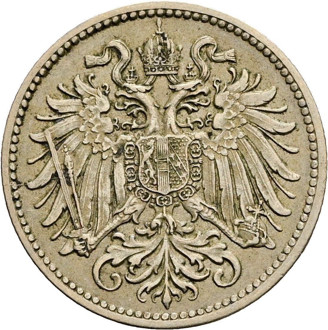 10 Heller Franz Joseph I. 1848-1916 1915 – Rückseite