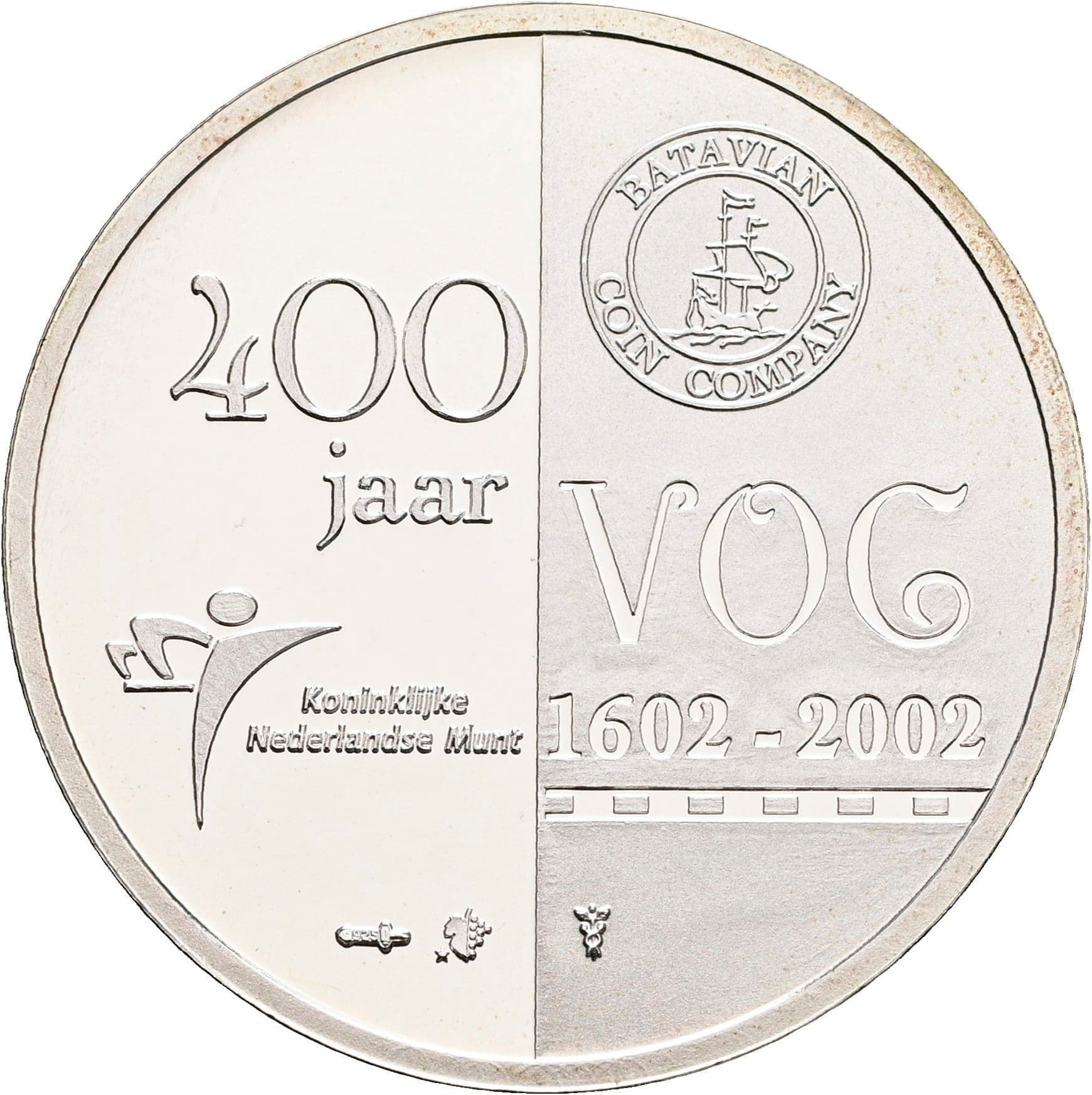 Silbermedaille "200 Jahre VOC"