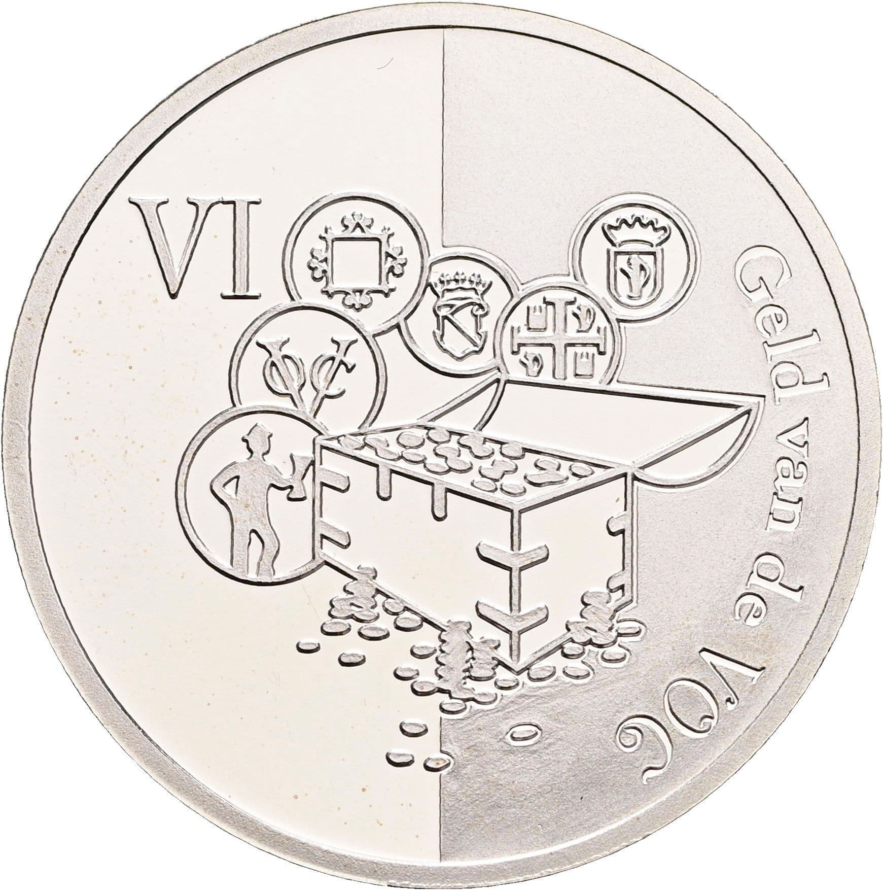 Silbermedaille "200 Jahre VOC"