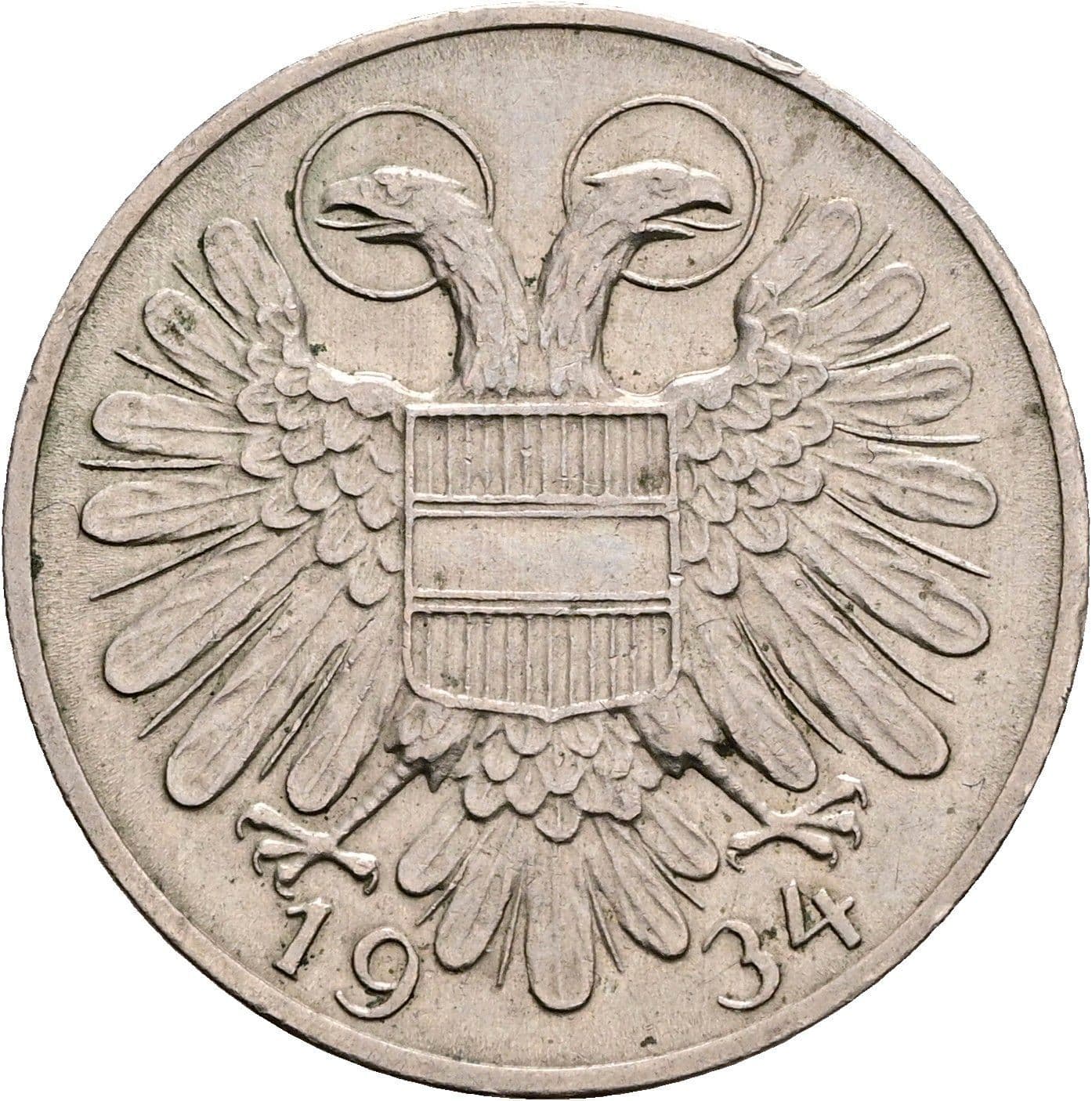 50 Groschen 1934 – Rückseite