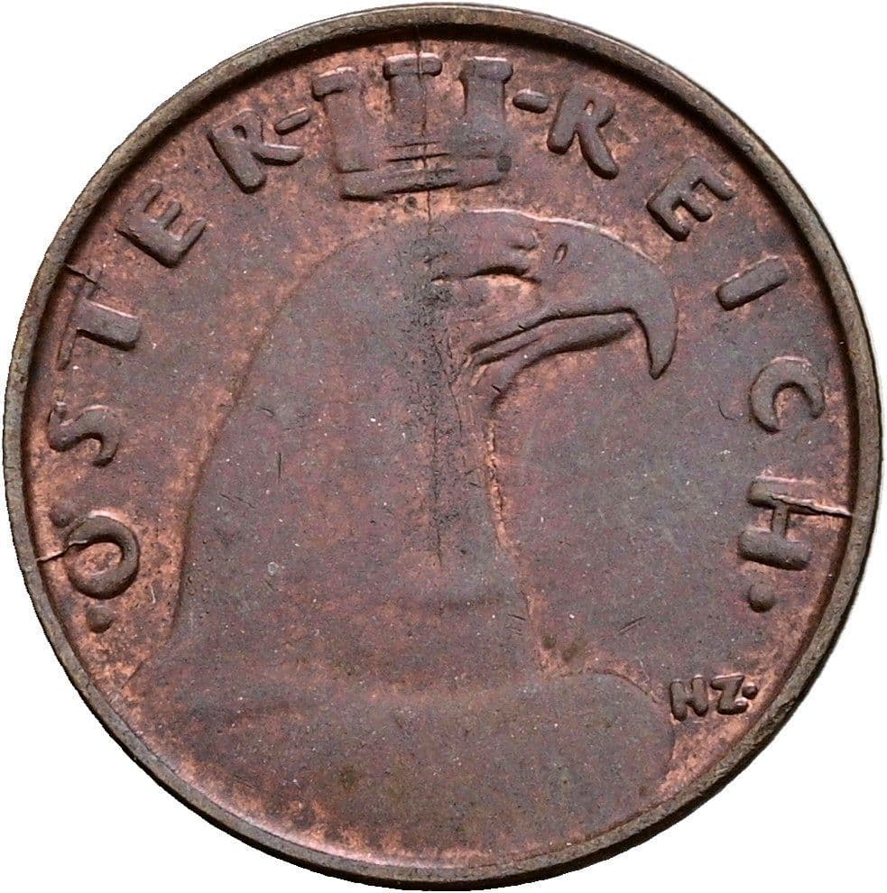 1 Groschen 1932 – Rückseite