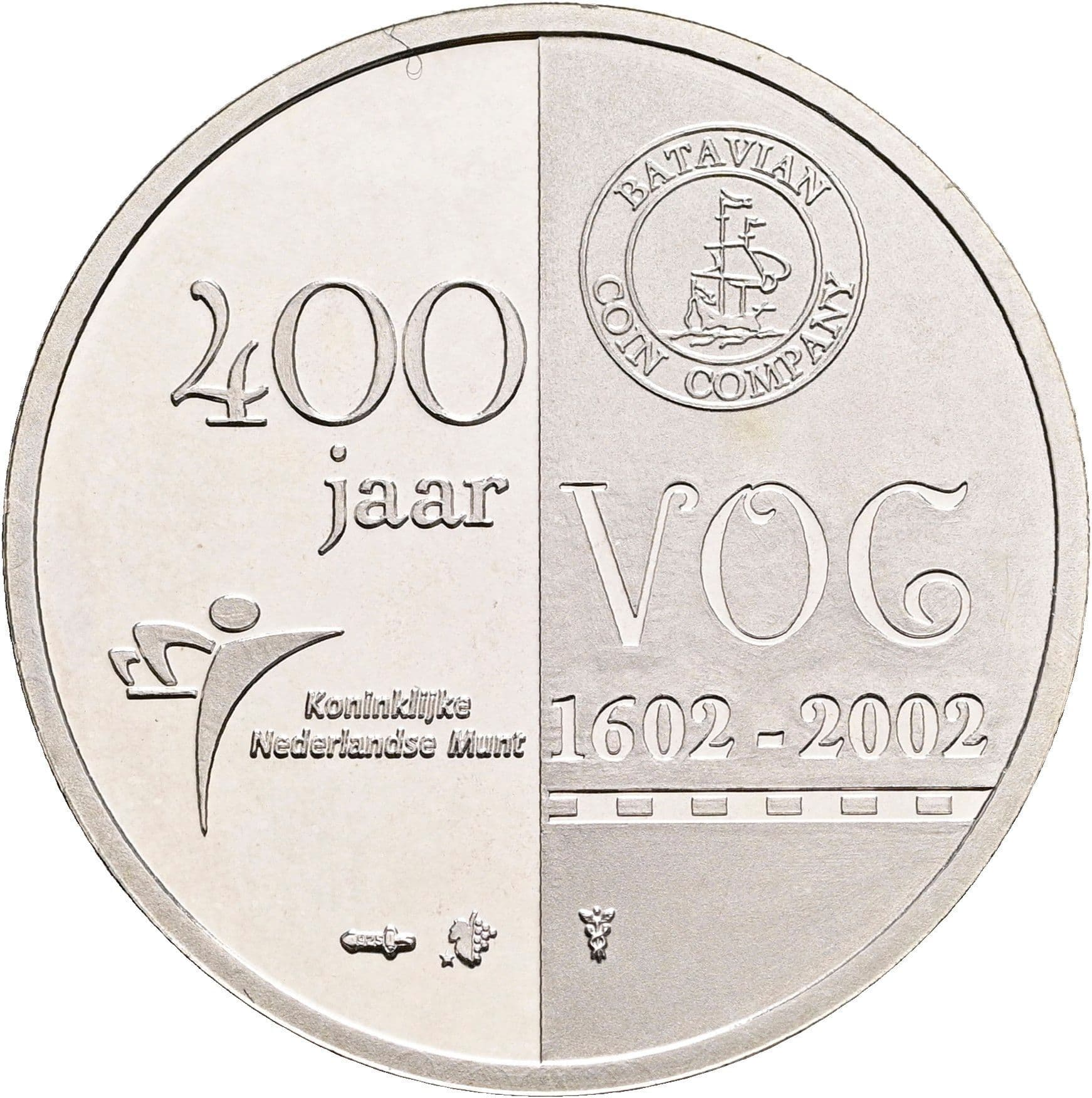 Silbermedaille "200 Jahre VOC"