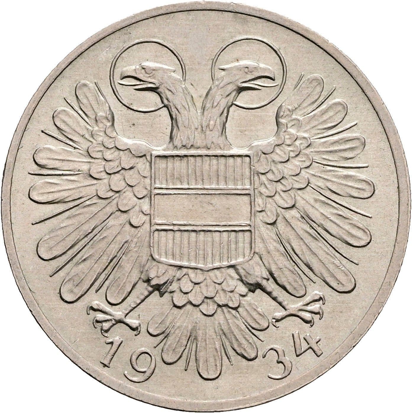 50 Groschen 1934 – Rückseite