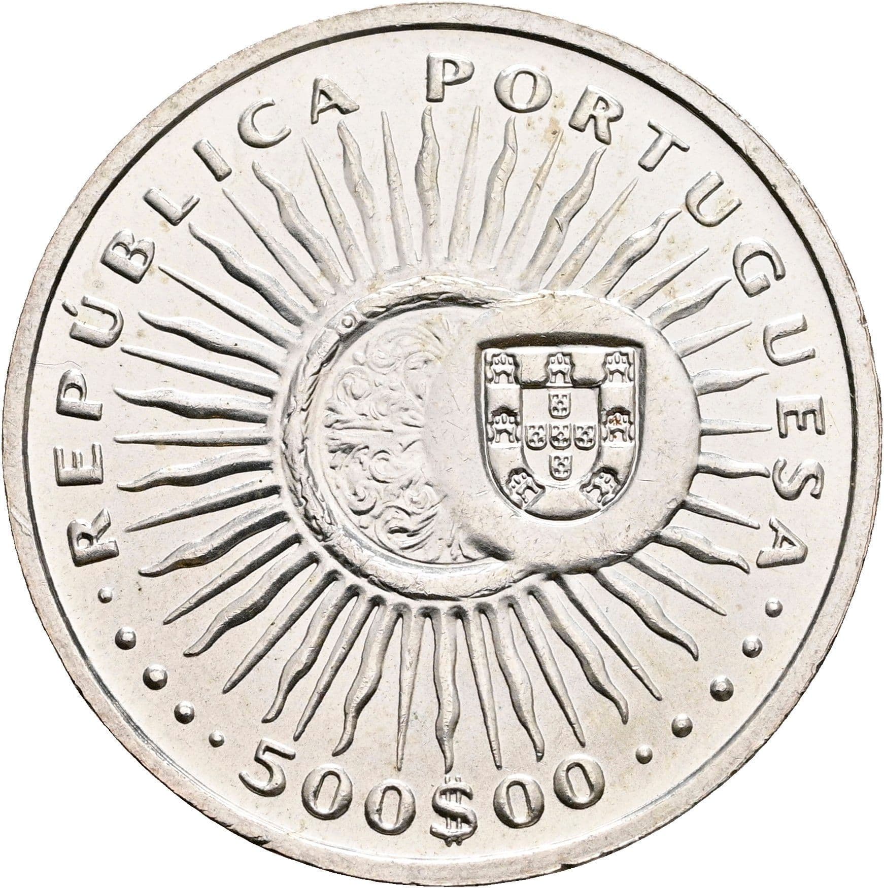 500 Escudos 1997 – Rückseite