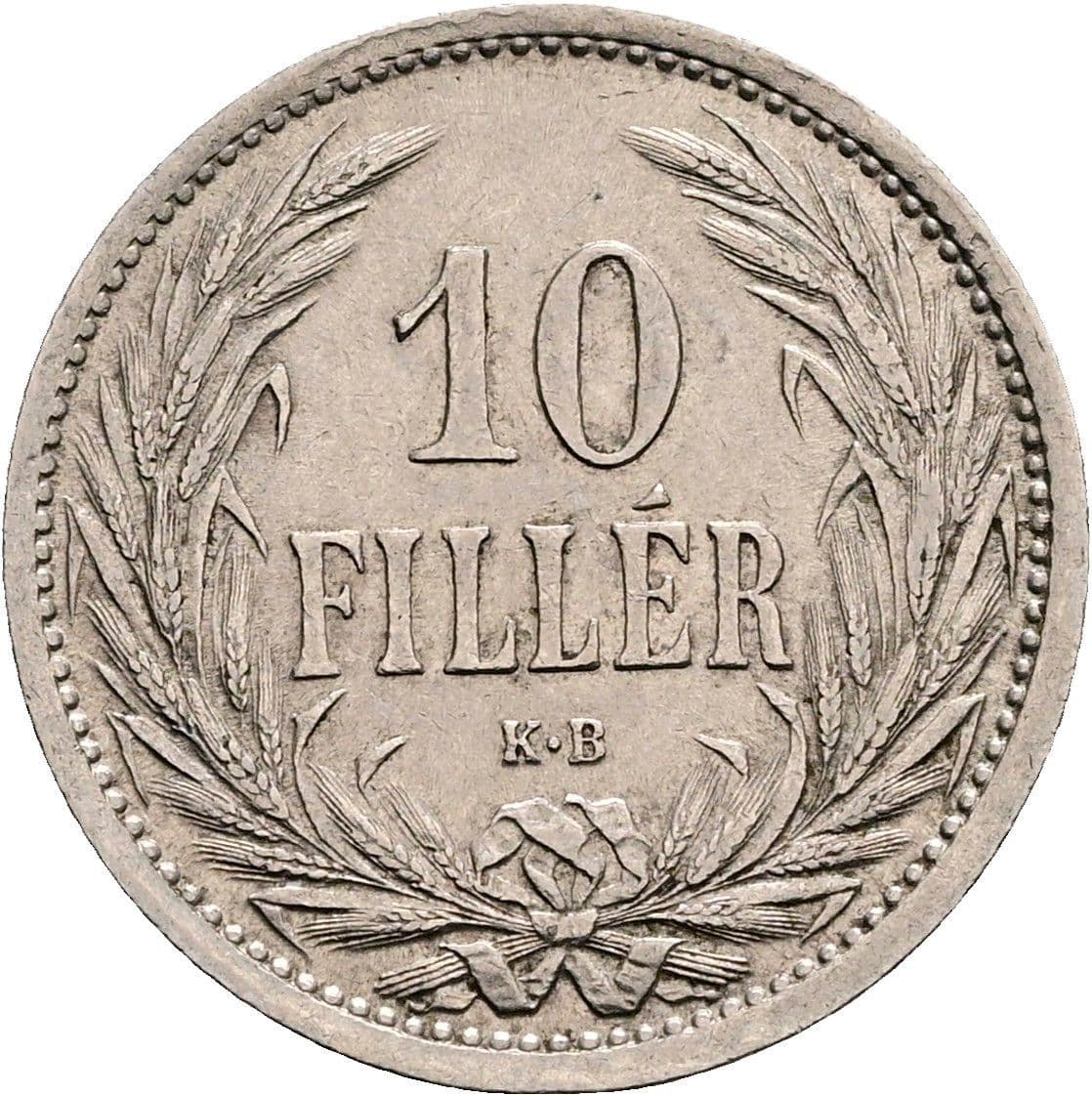 10 Filler Franz Joseph I. 1848-1916 1908 KB – Vorderseite