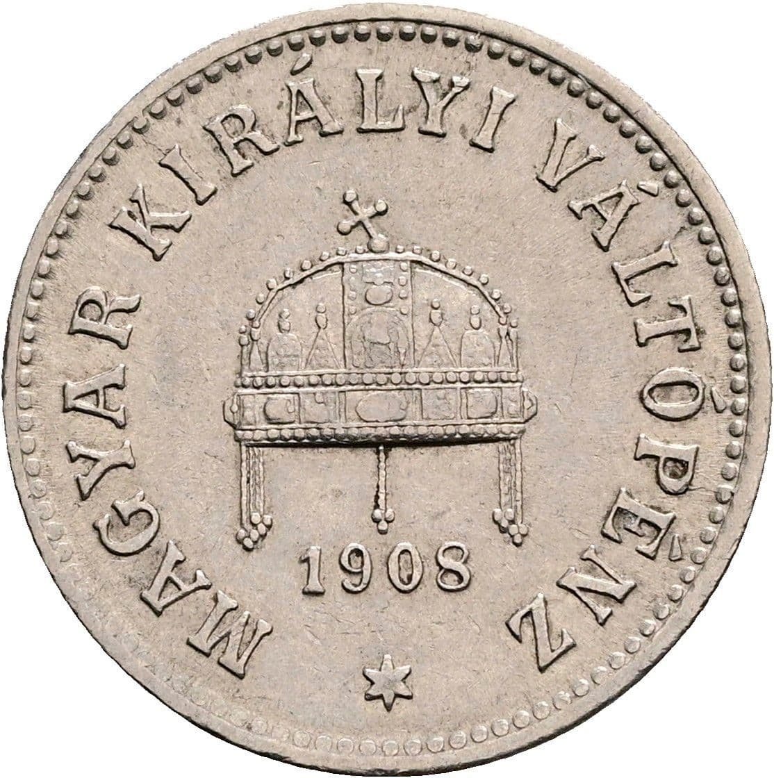 10 Filler Franz Joseph I. 1848-1916 1908 KB – Rückseite