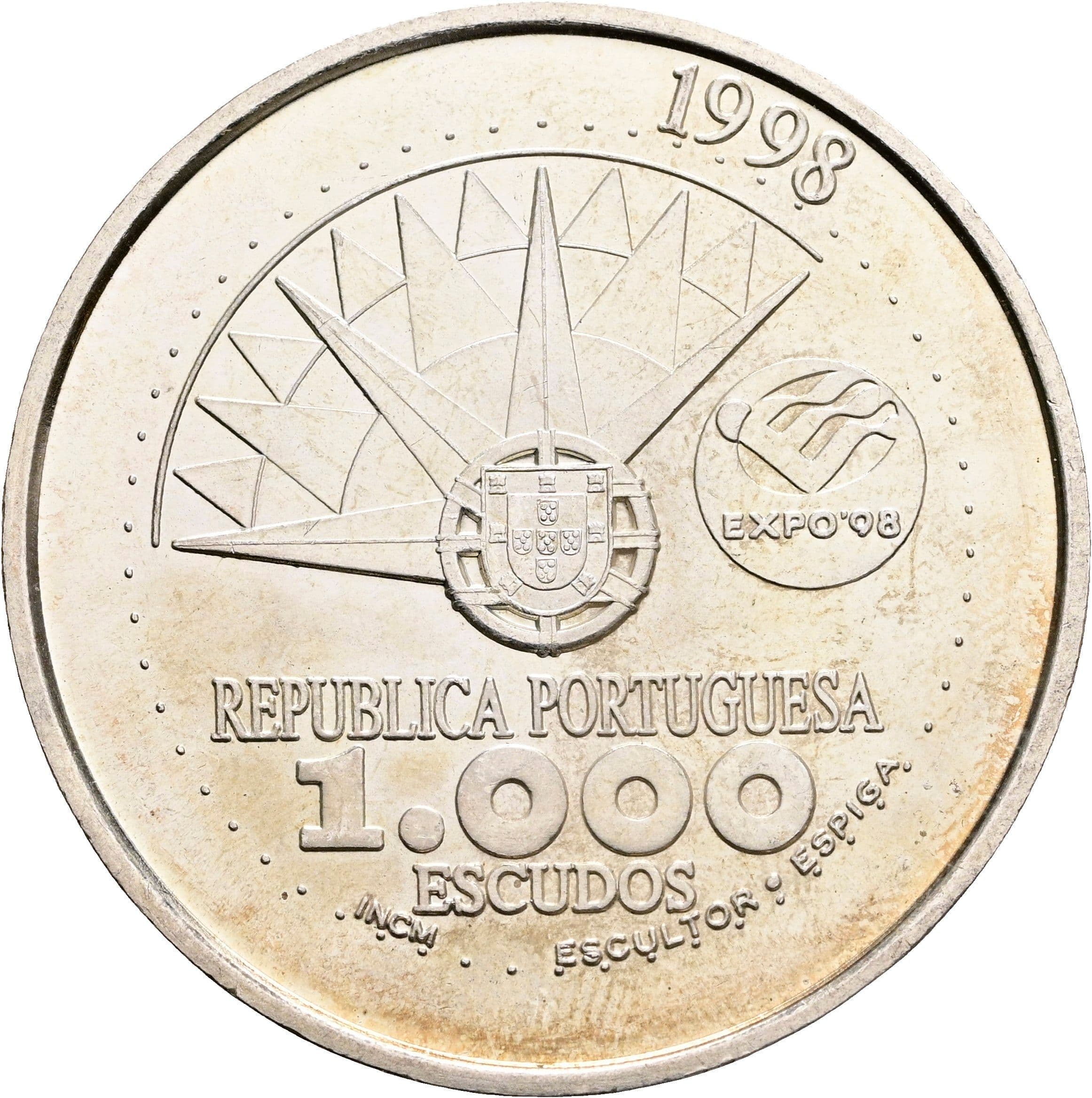 1000 Escudos 1998 – Vorderseite