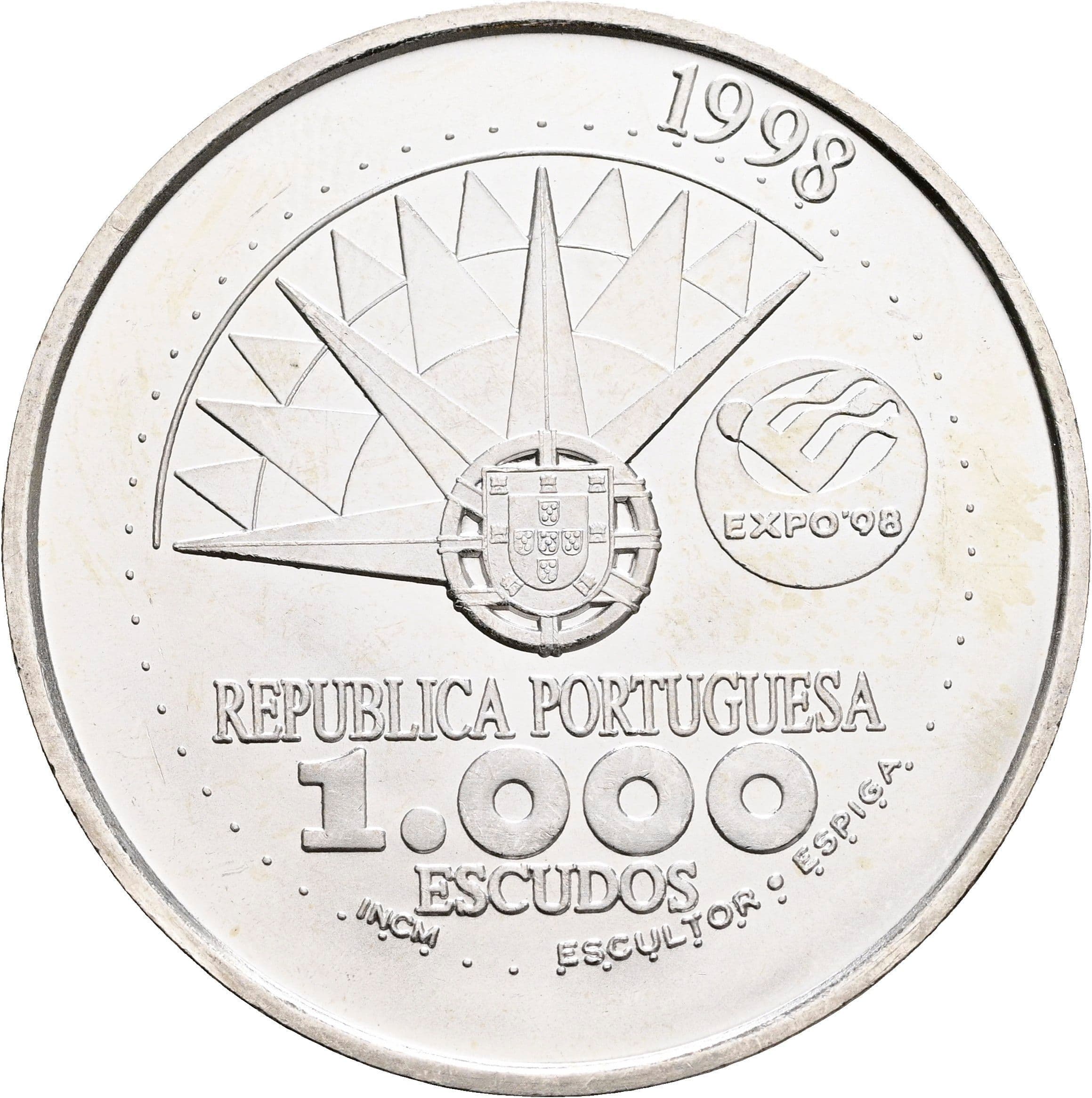 1000 Escudos 1998 – Vorderseite