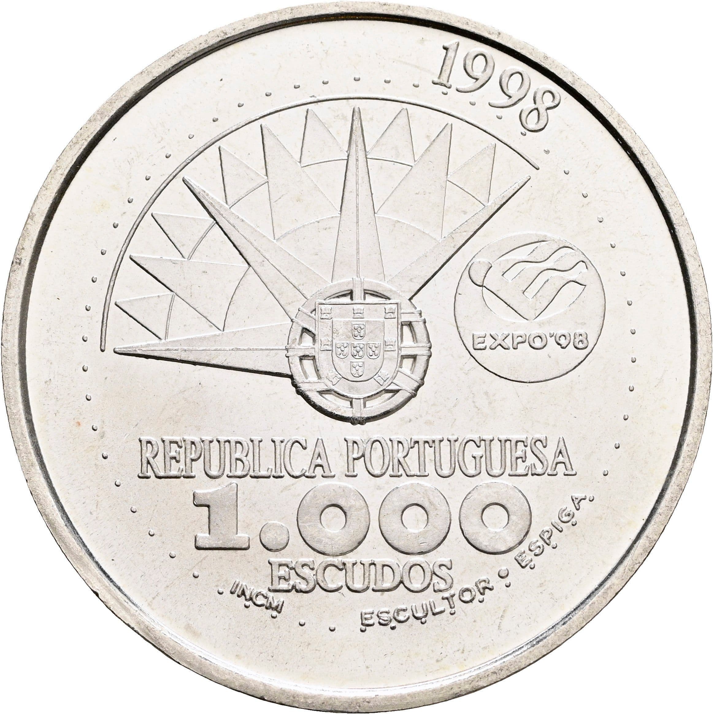 1000 Escudos 1998 – Vorderseite