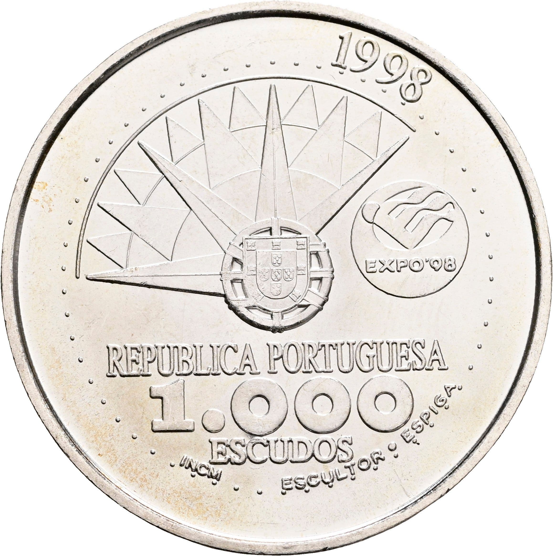 1000 Escudos 1998 – Vorderseite