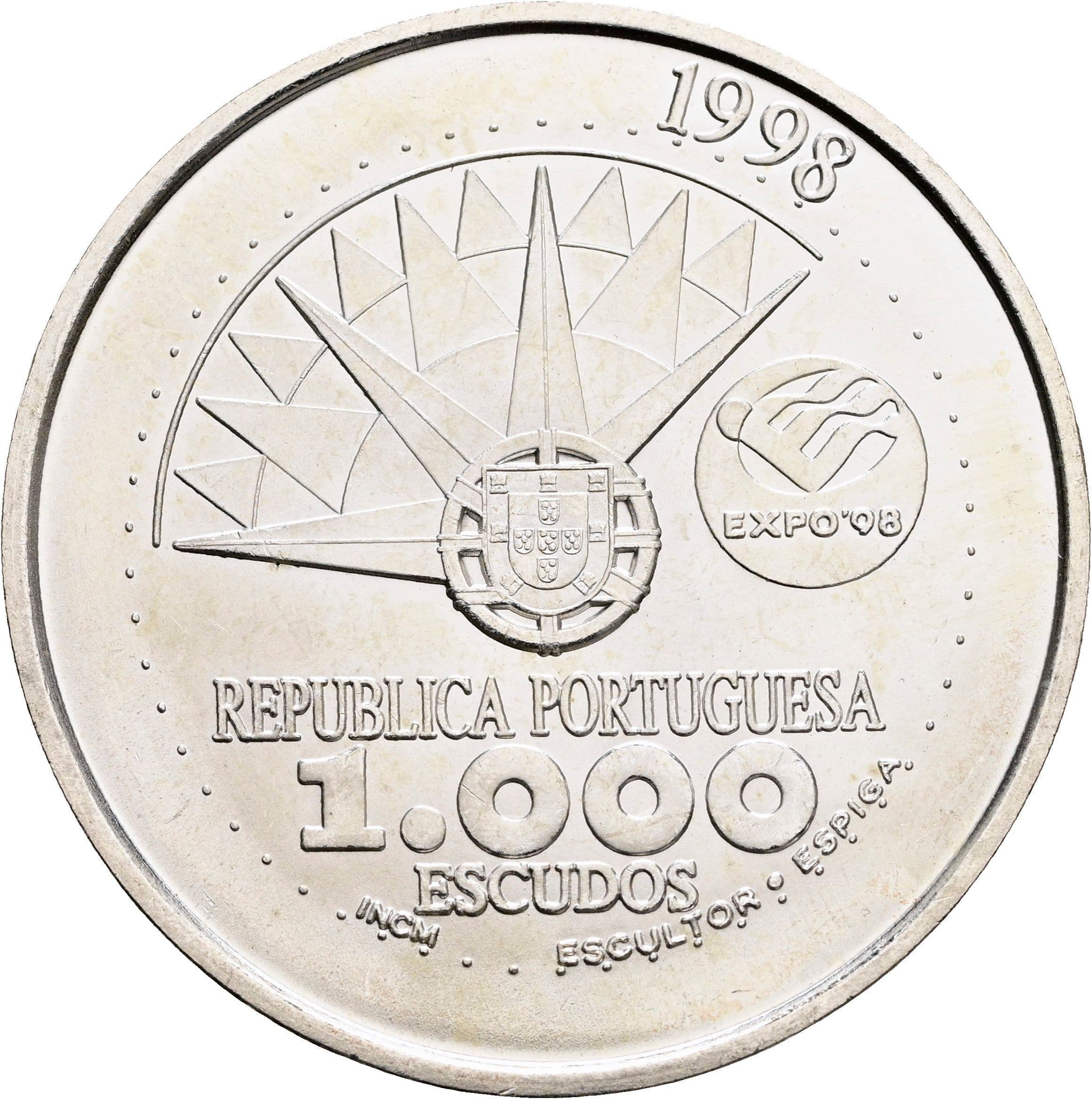 1000 Escudos 1998 – Vorderseite