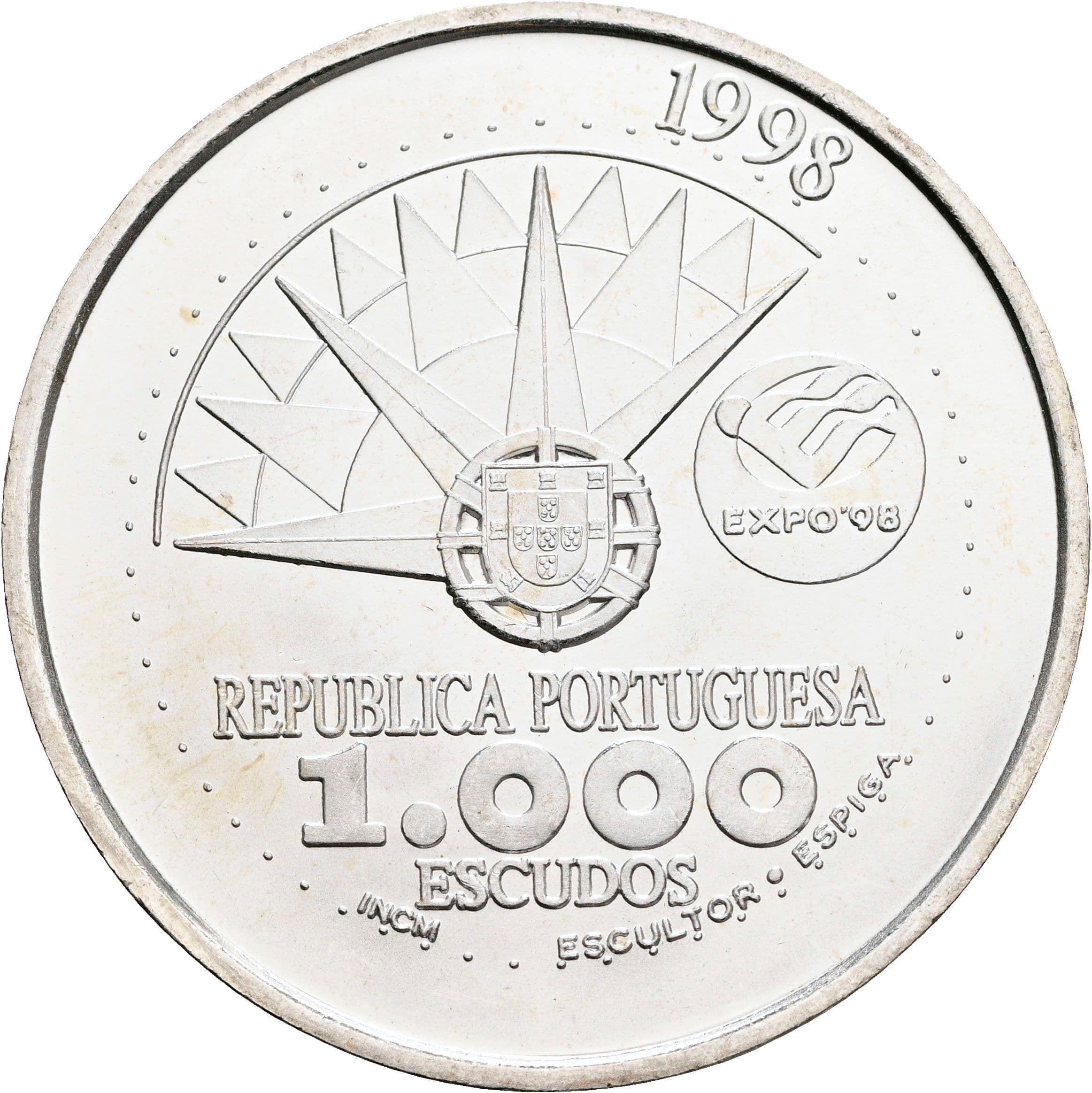 1000 Escudos 1998 – Vorderseite