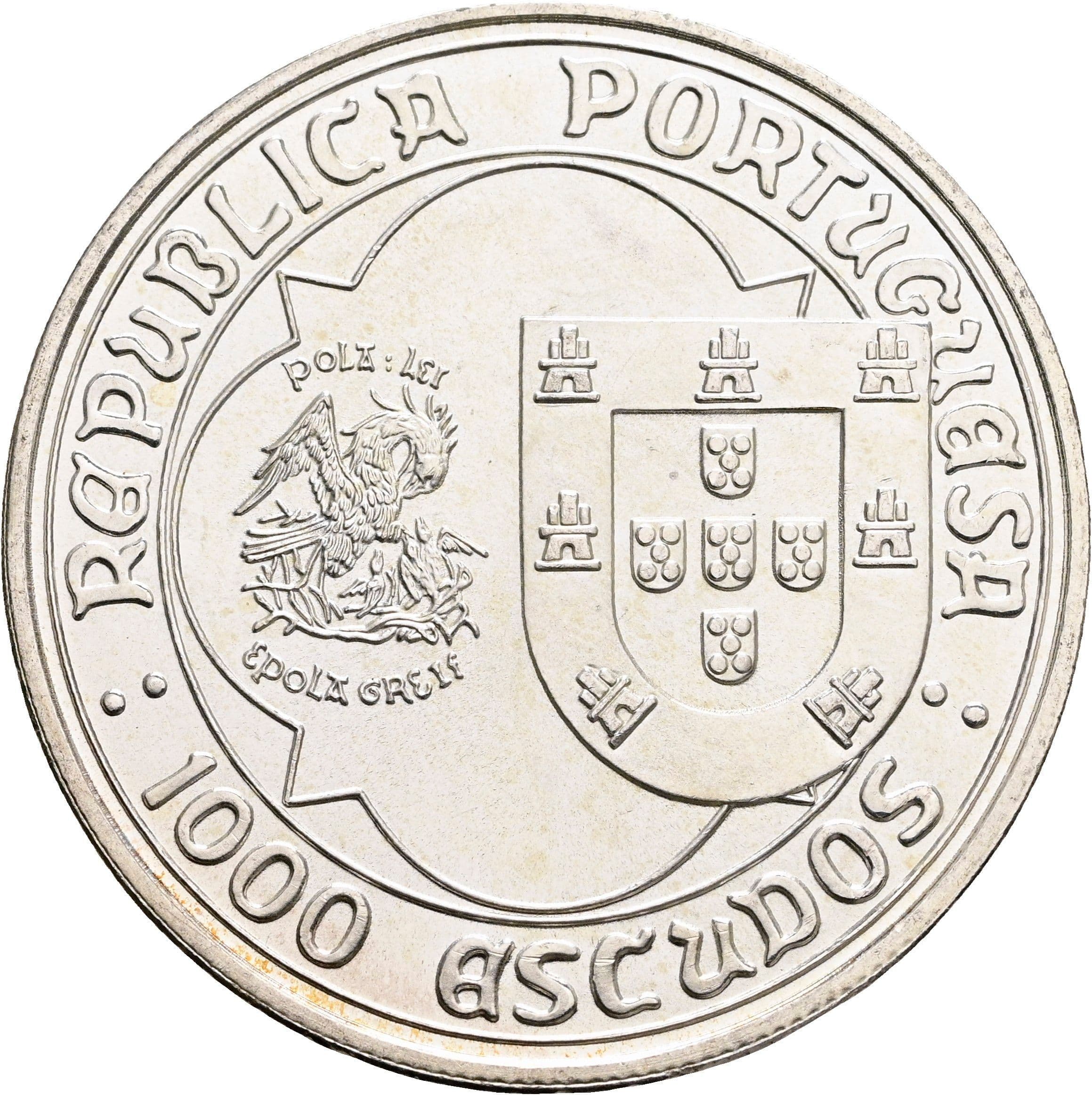 1000 Escudos 1995 – Vorderseite