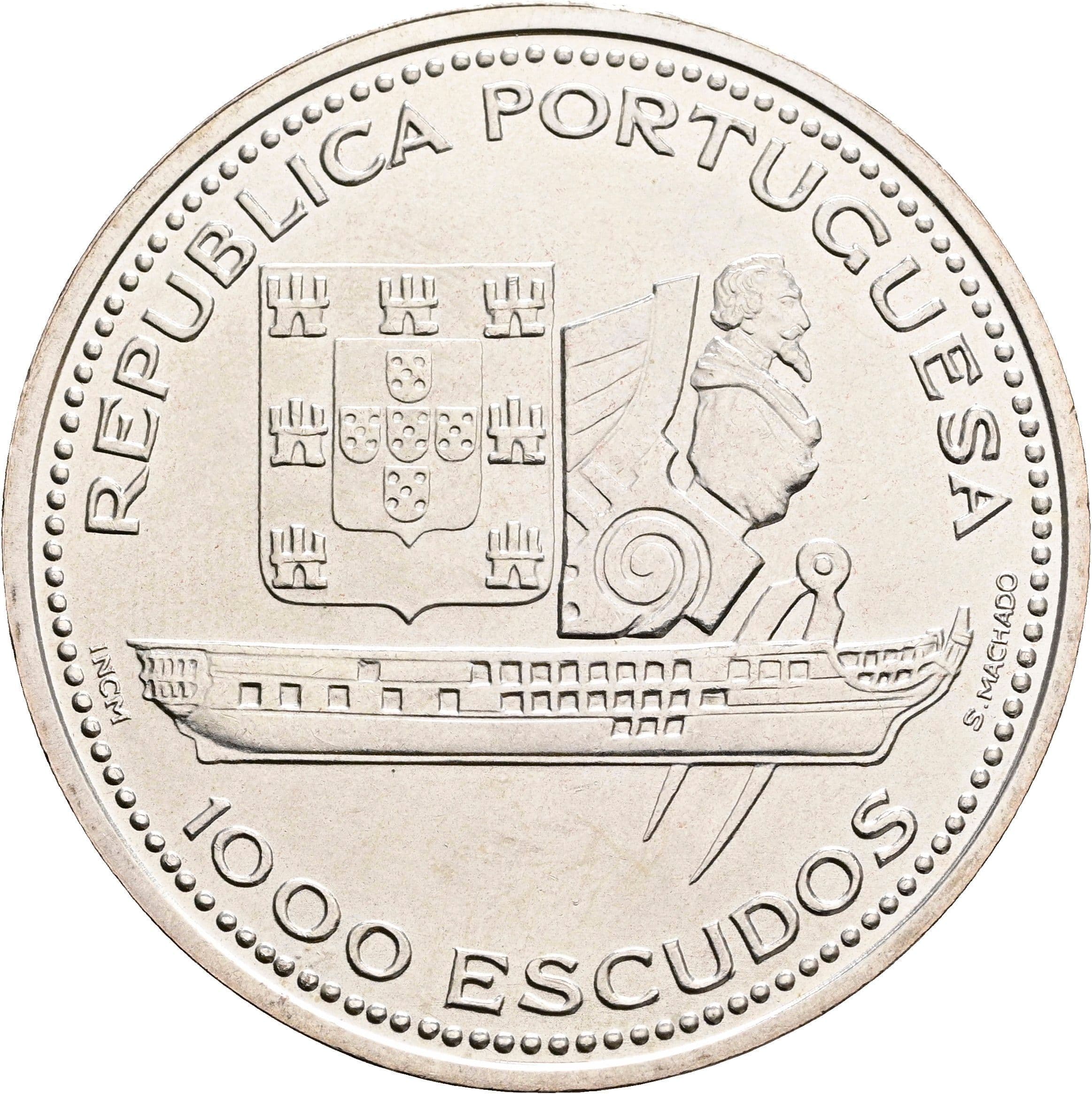 1000 Escudos 1996 – Vorderseite