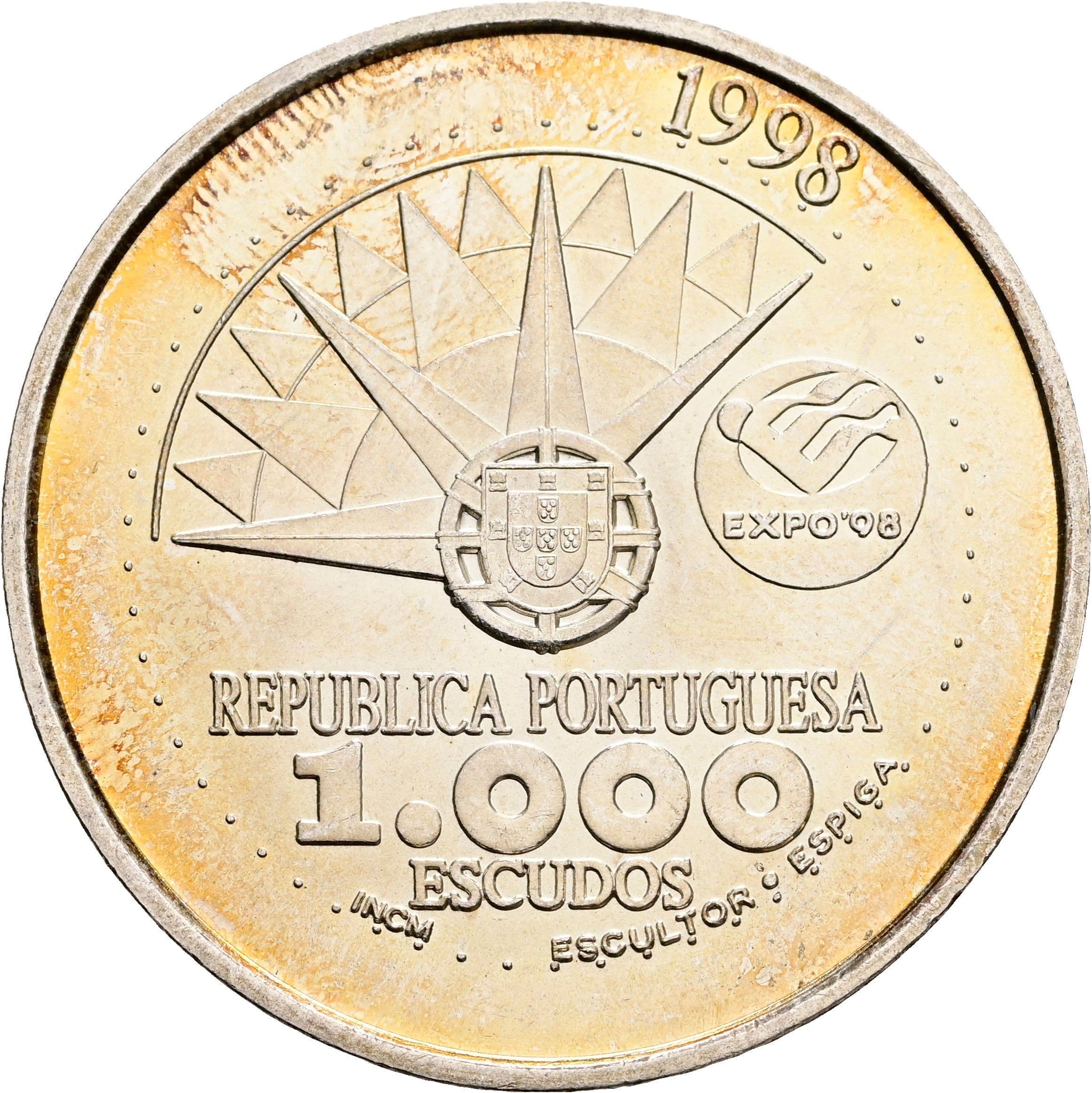 1000 Escudos 1998 – Vorderseite