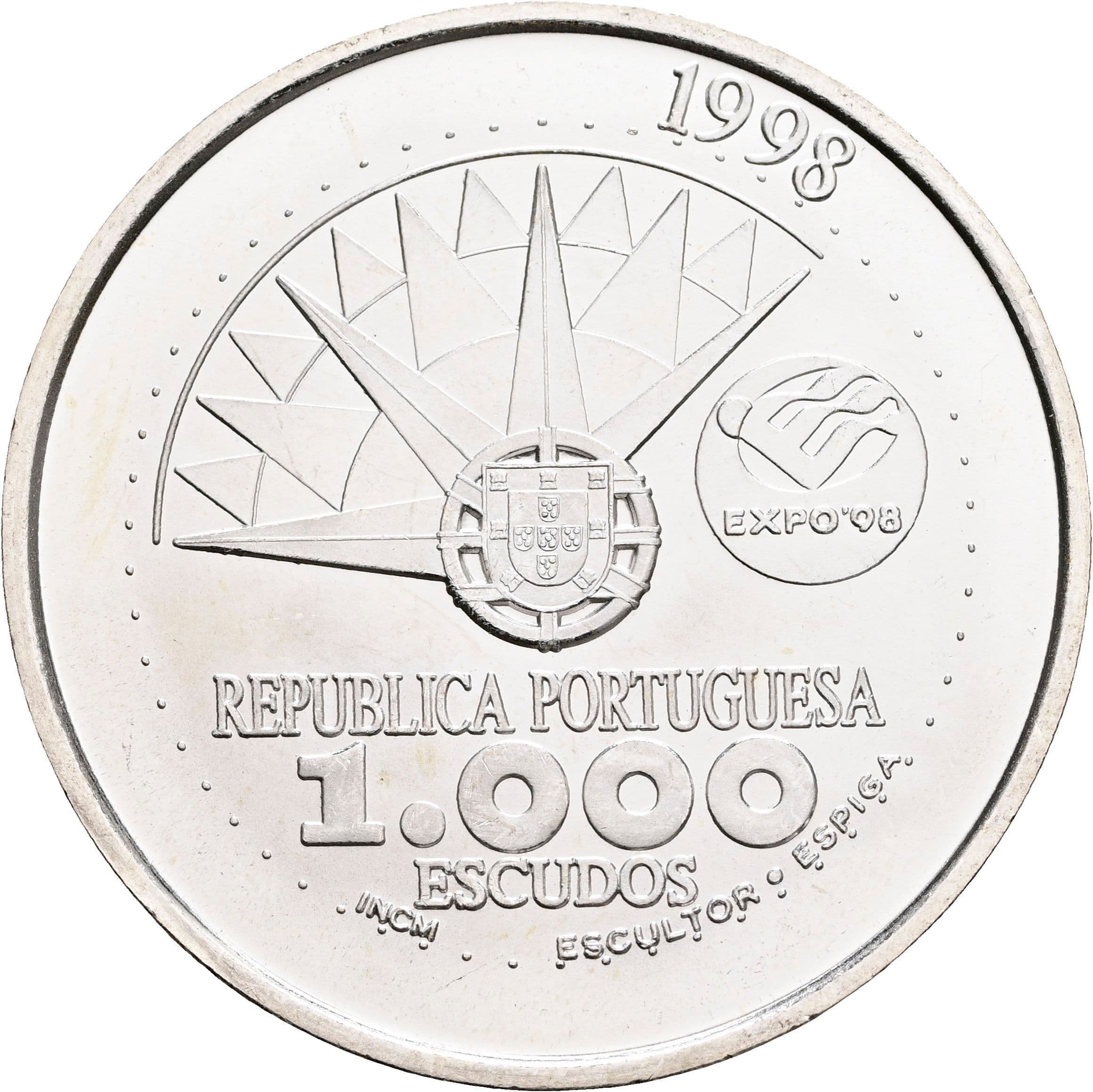 1000 Escudos 1998 – Vorderseite