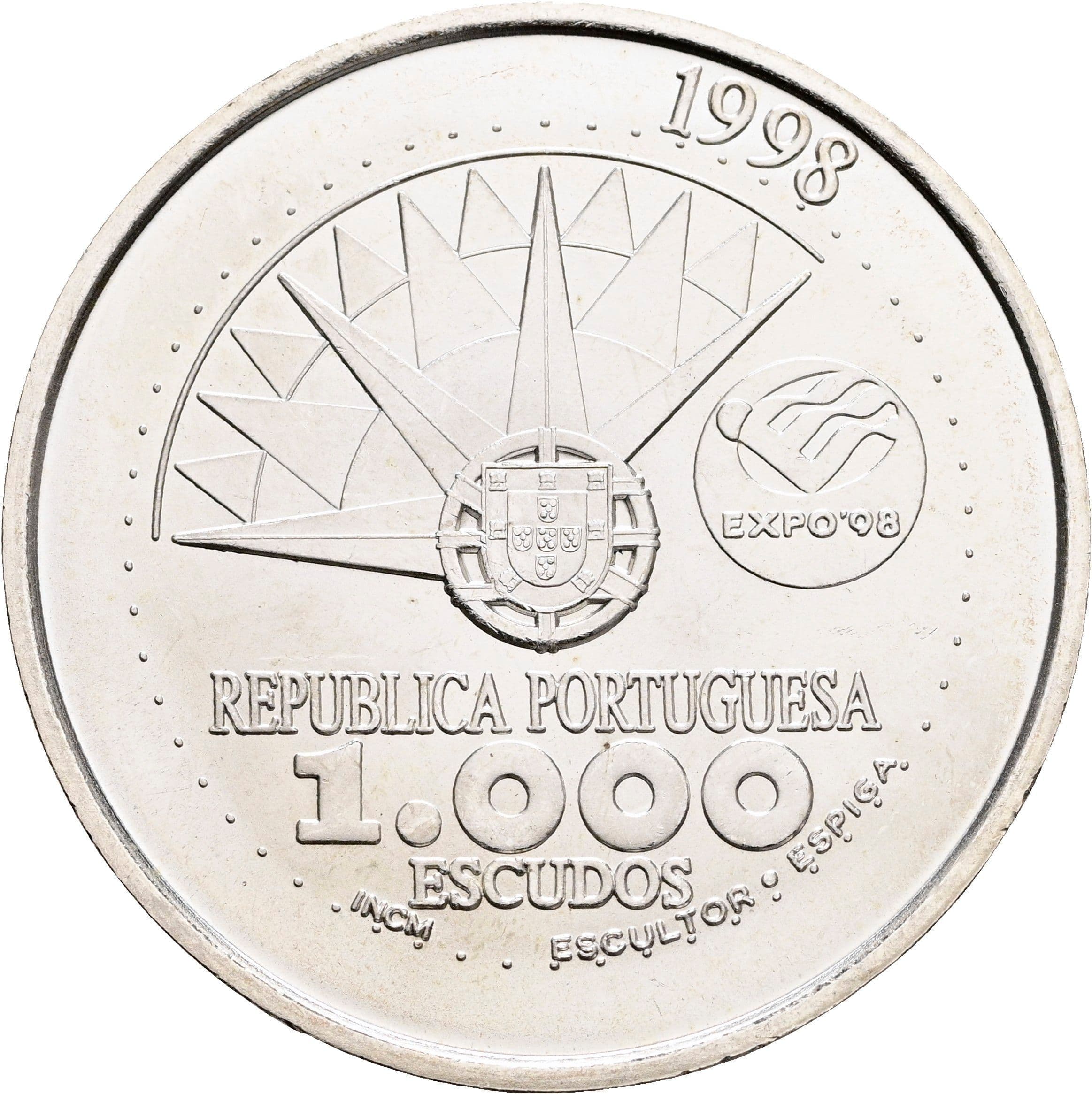 1000 Escudos 1998 – Vorderseite