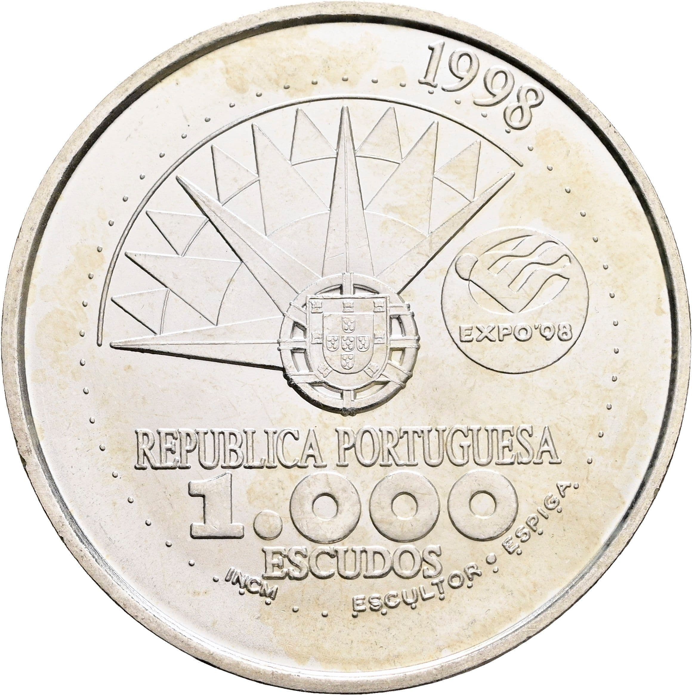 1000 Escudos 1998 – Vorderseite