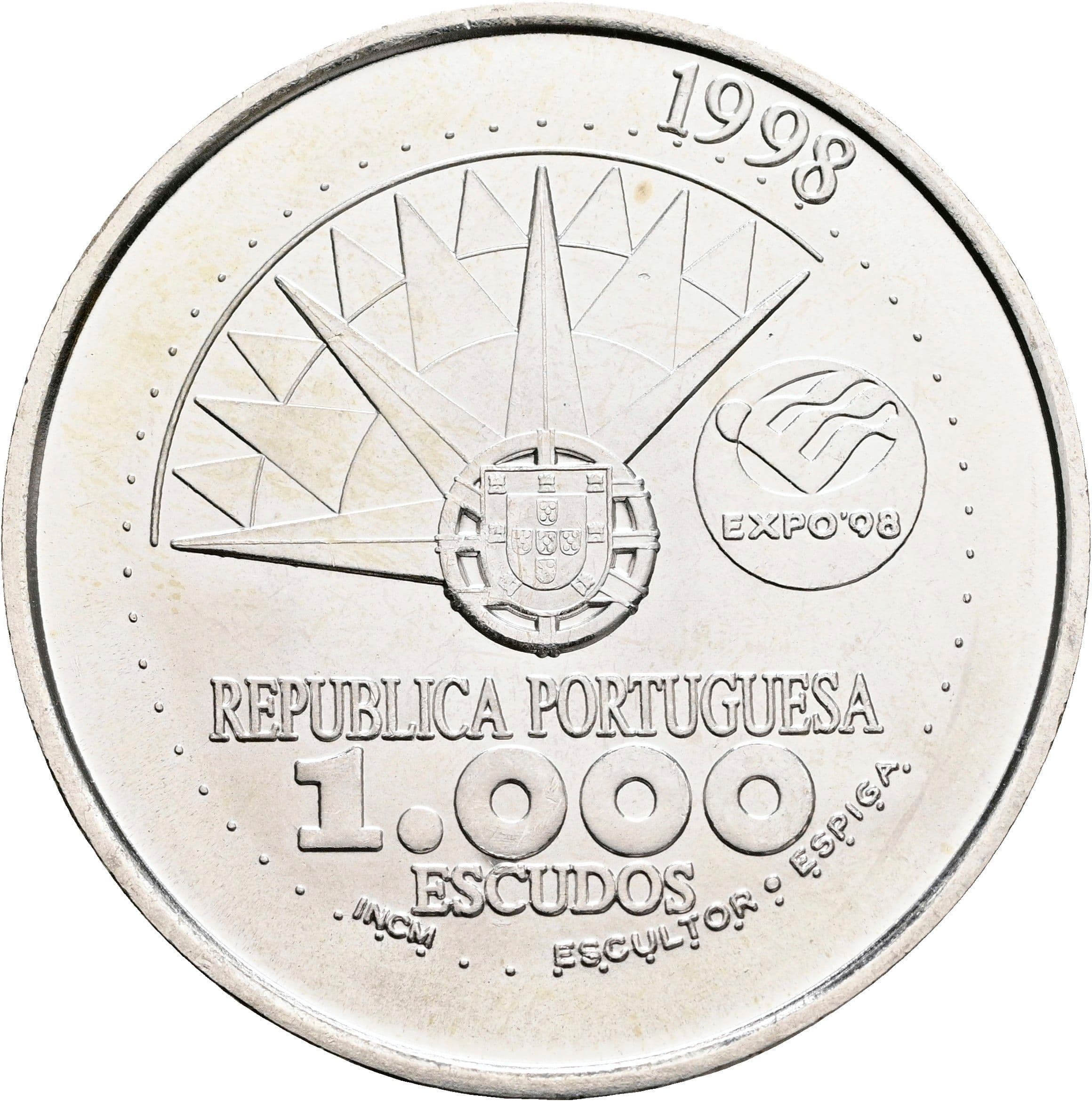1000 Escudos 1998 – Vorderseite