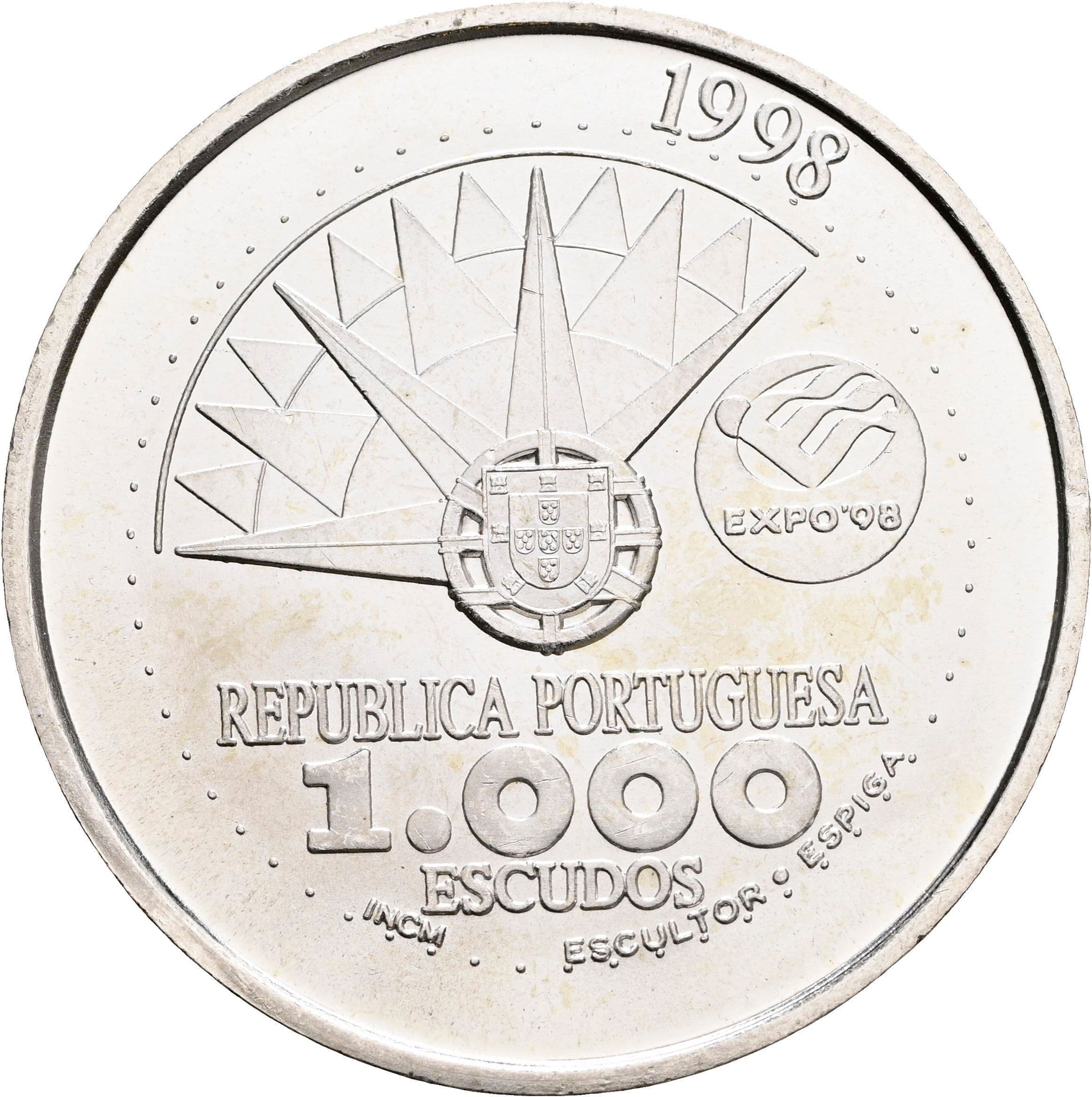 1000 Escudos 1998 – Vorderseite