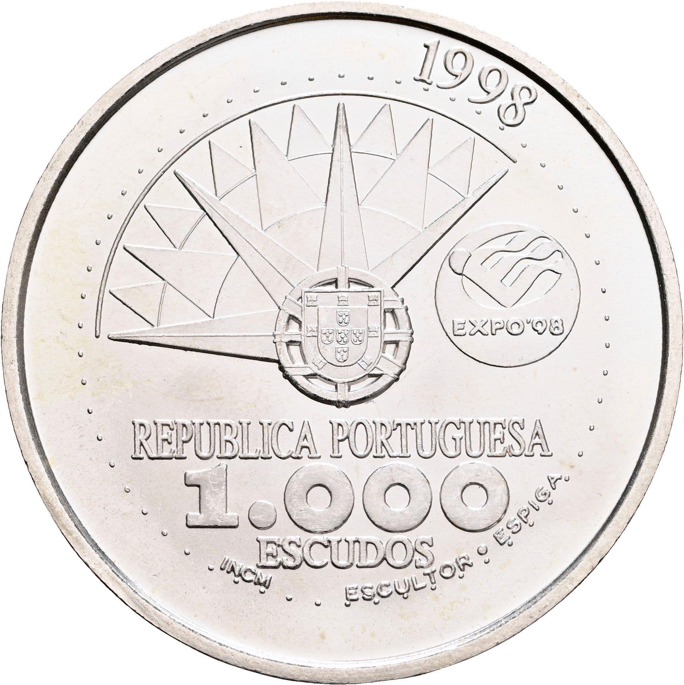 1000 Escudos 1998 – Vorderseite