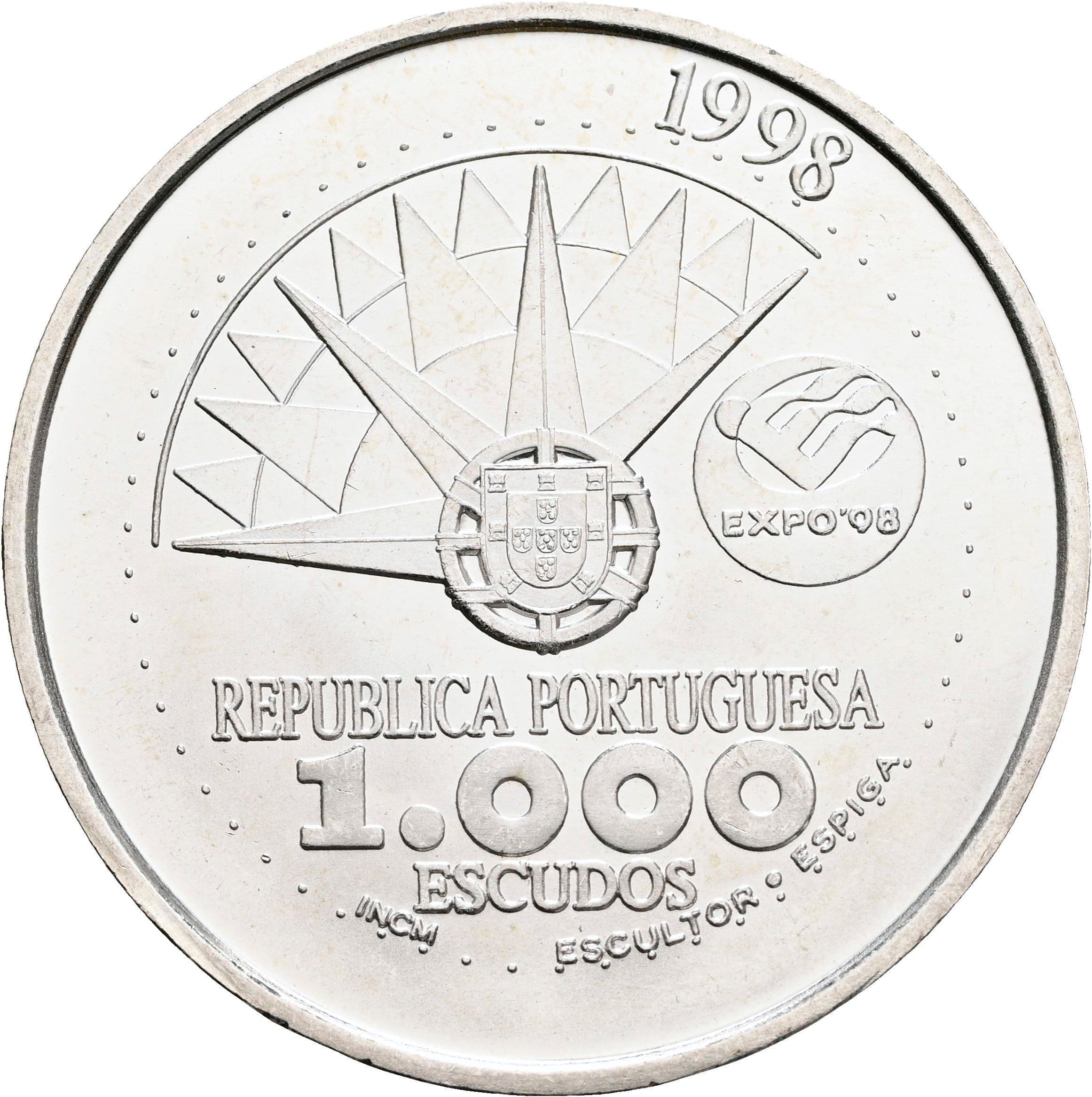 1000 Escudos 1998 – Vorderseite