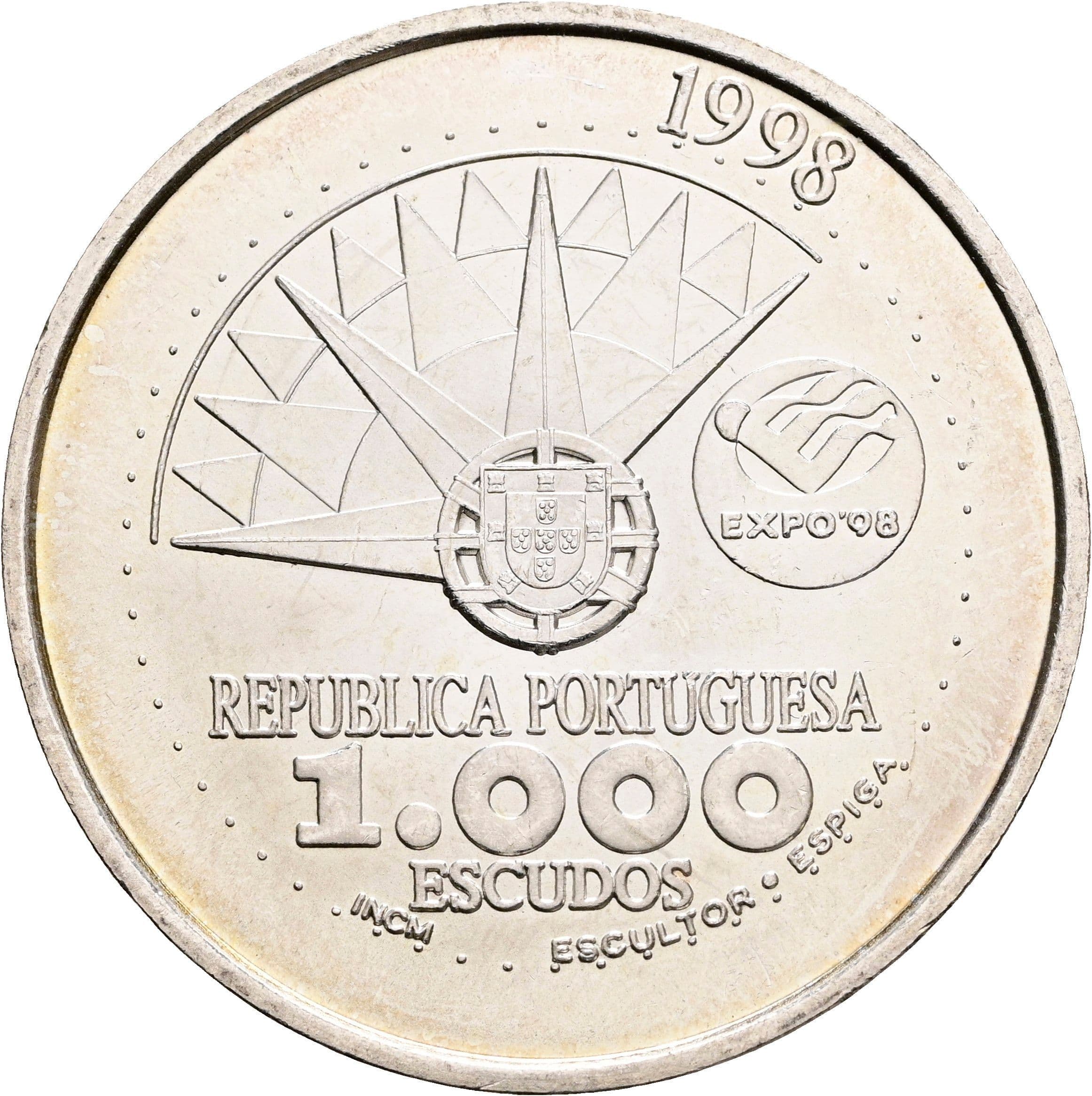 1000 Escudos 1998 – Vorderseite
