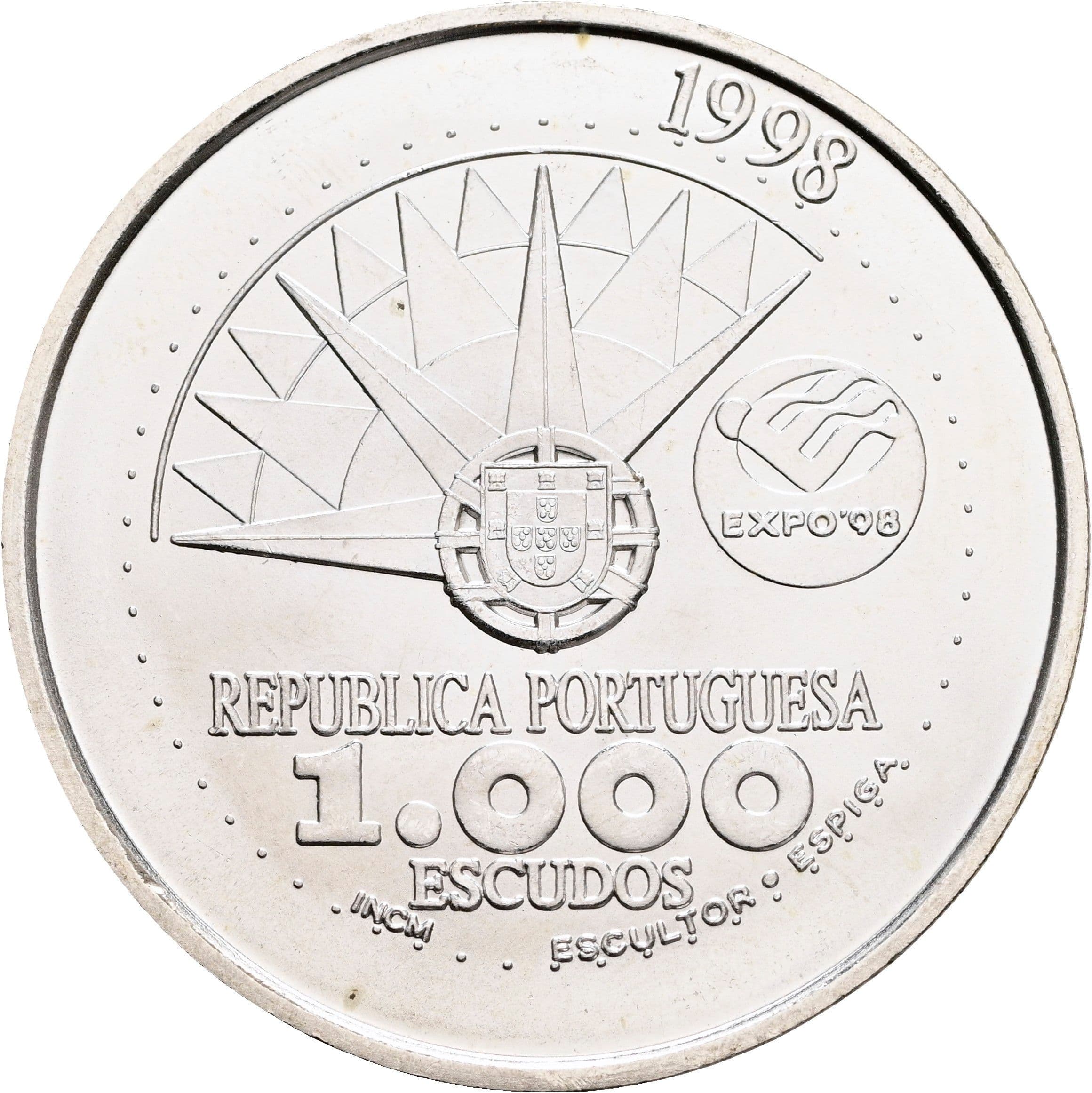 1000 Escudos 1998 – Vorderseite