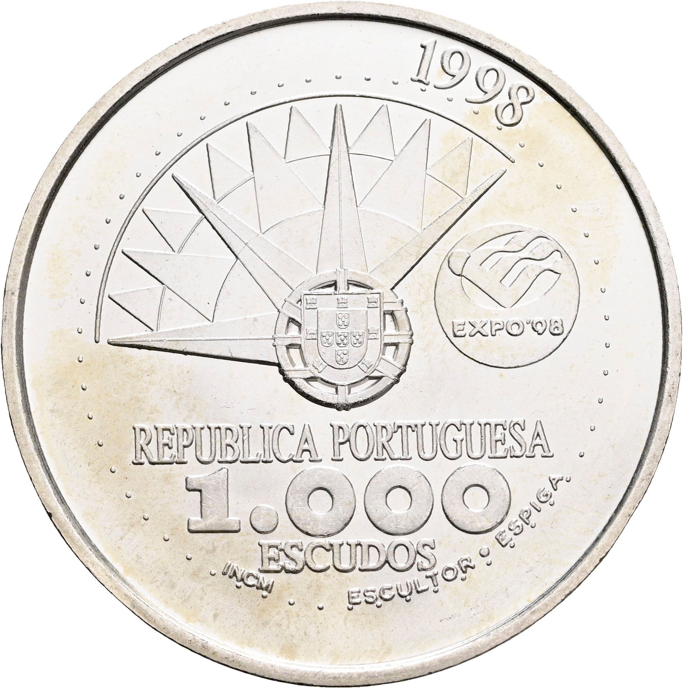1000 Escudos 1998 – Vorderseite