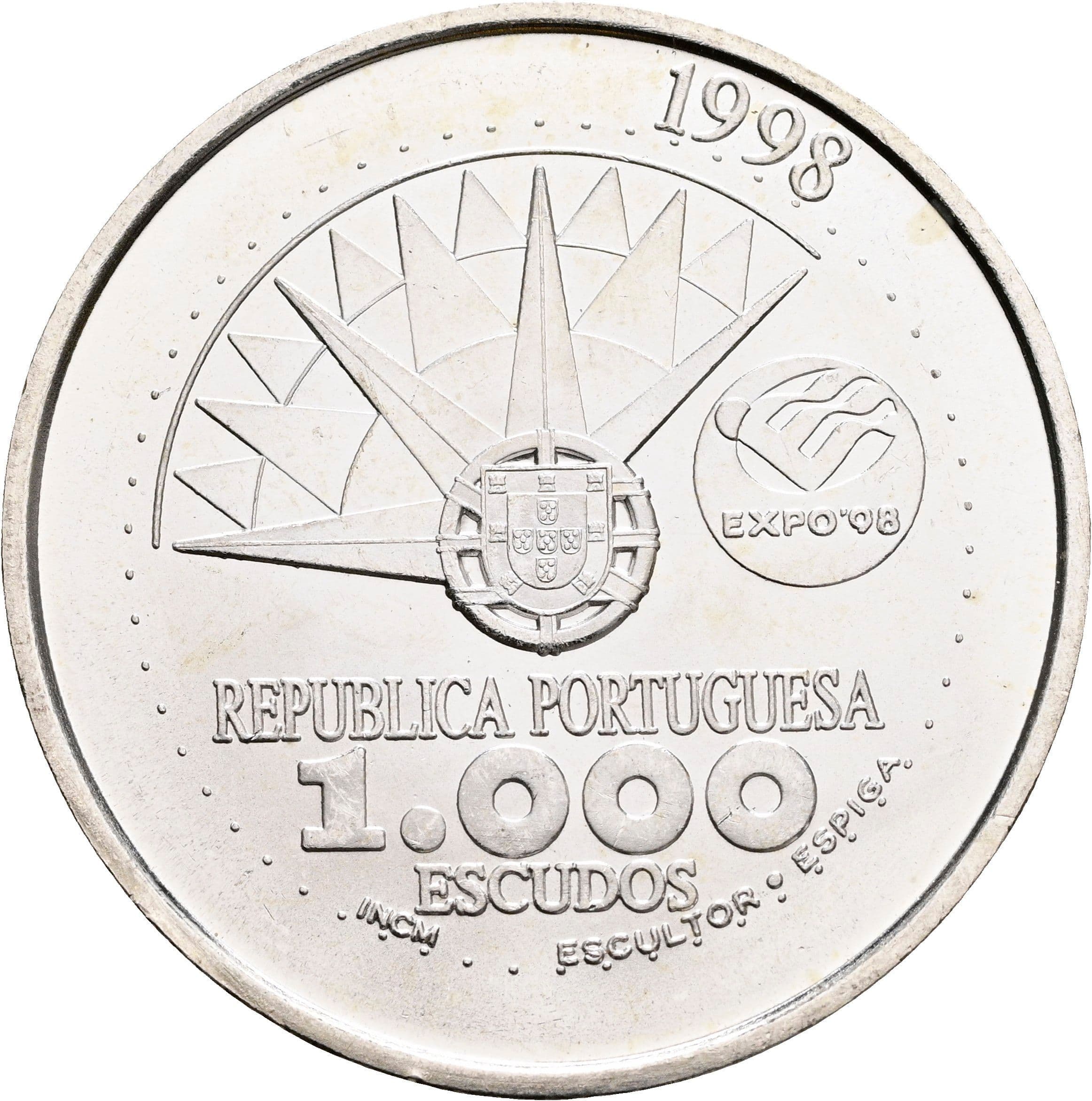 1000 Escudos 1998 – Vorderseite
