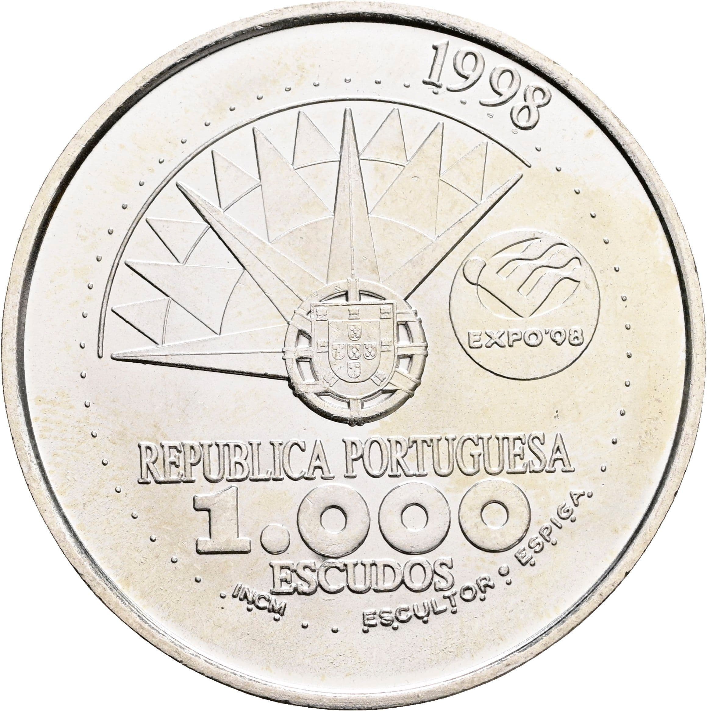 1000 Escudos 1998 – Vorderseite