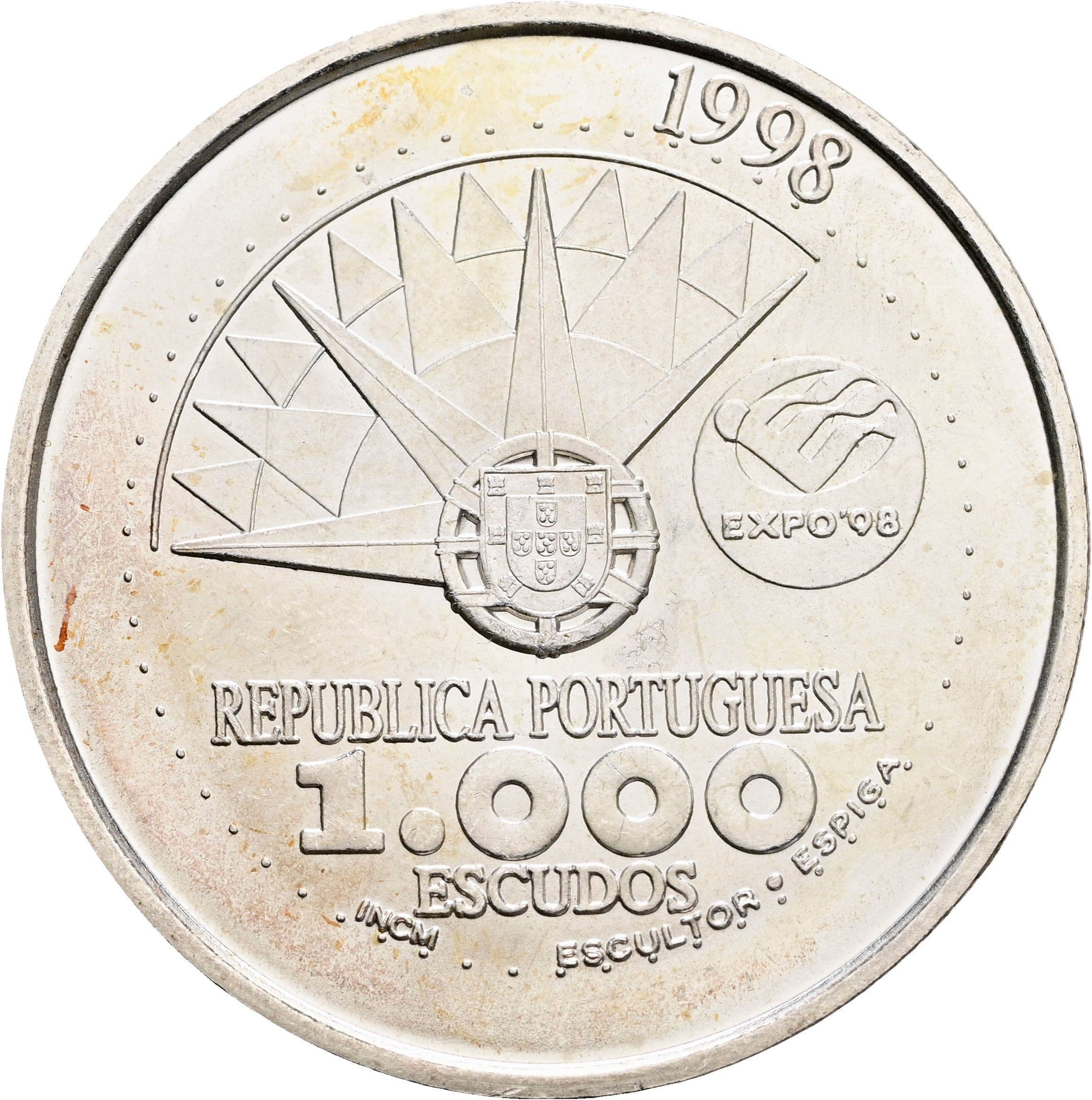 1000 Escudos 1998 – Vorderseite