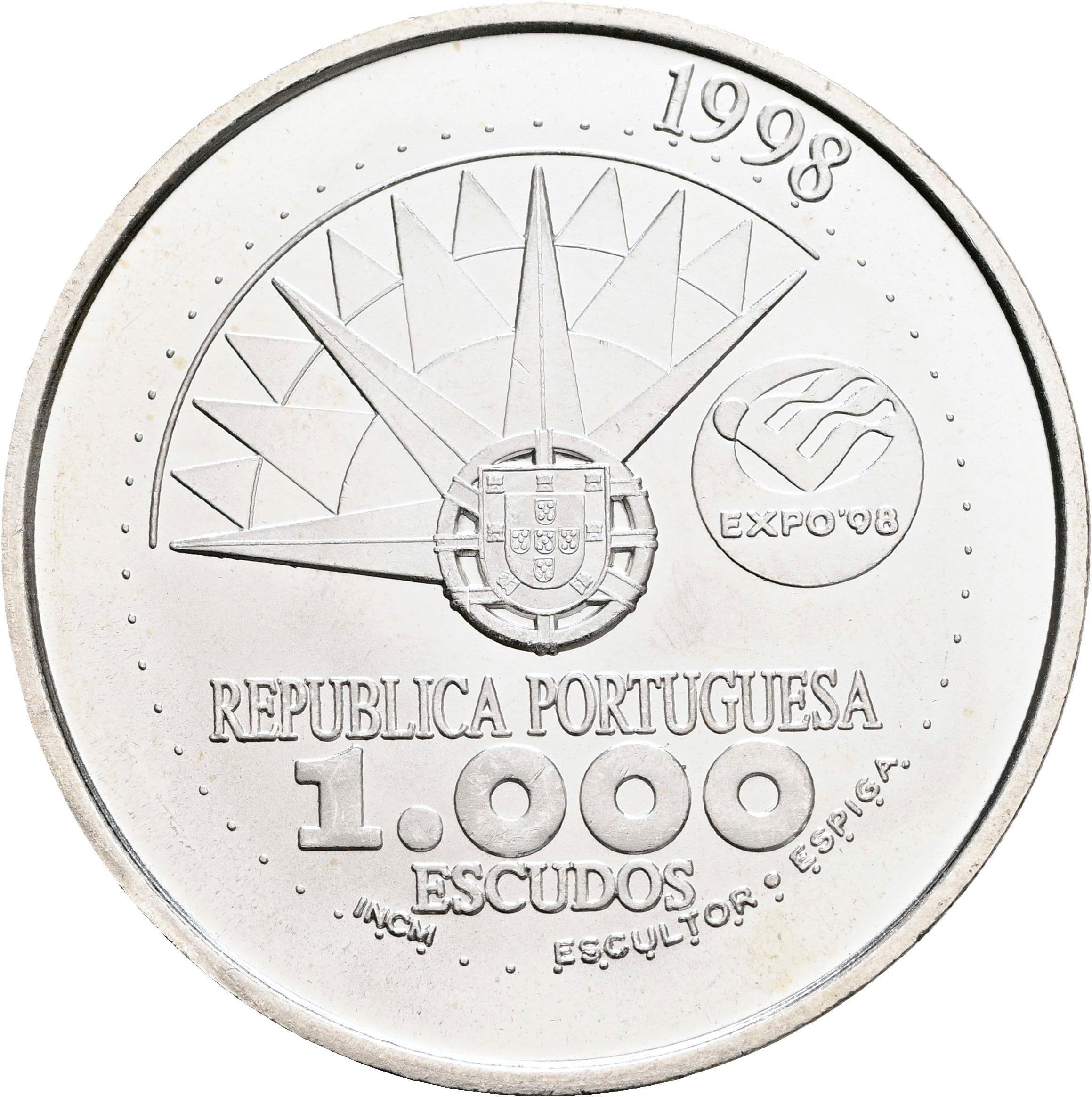 1000 Escudos 1998 – Vorderseite