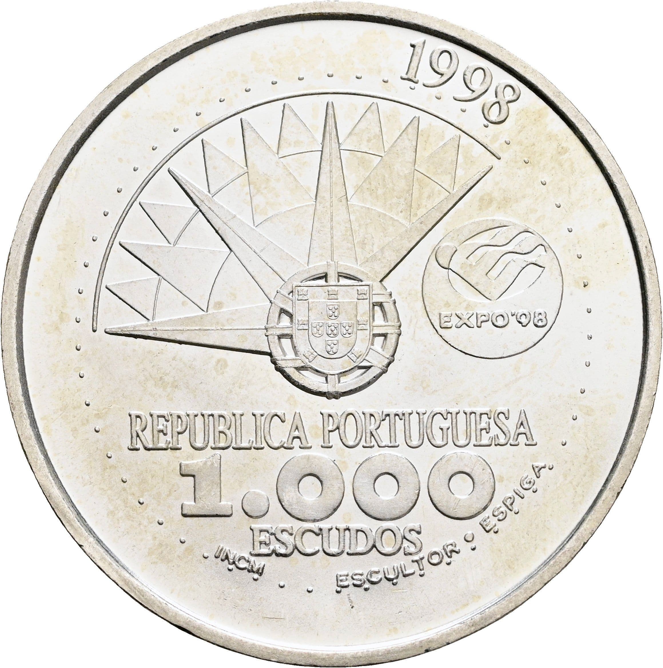 1000 Escudos 1998 – Vorderseite