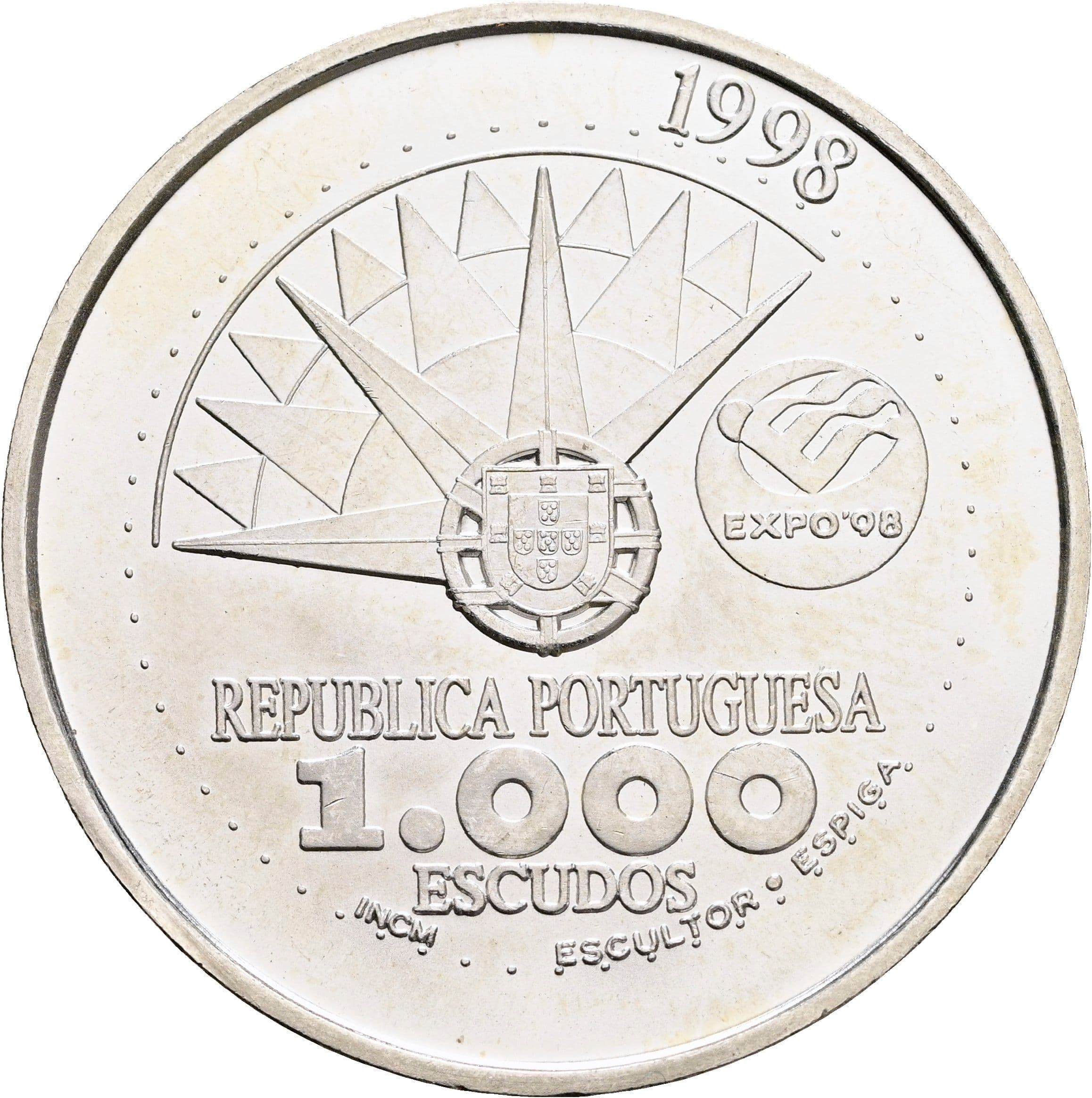 1000 Escudos 1998 – Vorderseite