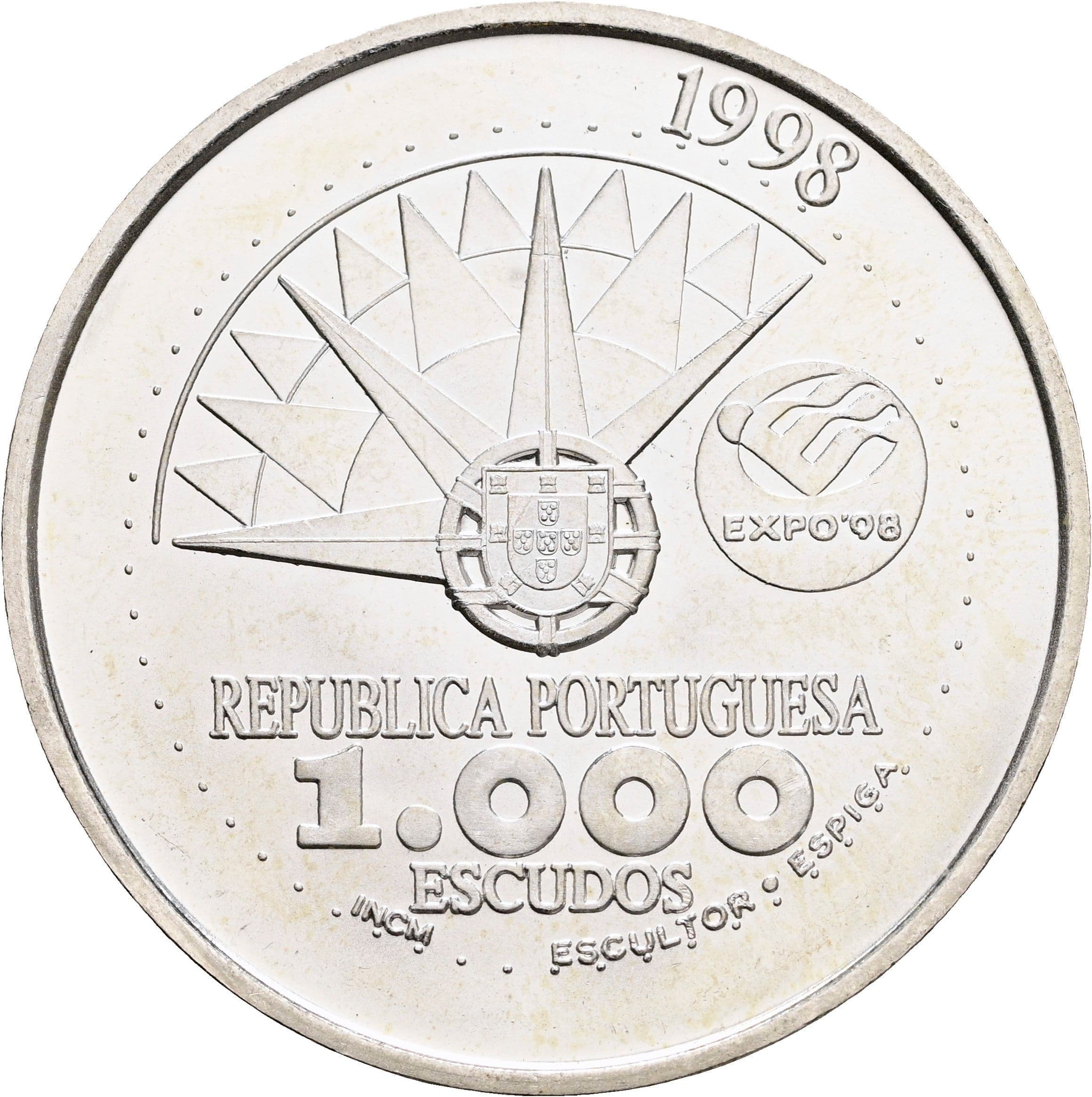 1000 Escudos 1998 – Vorderseite