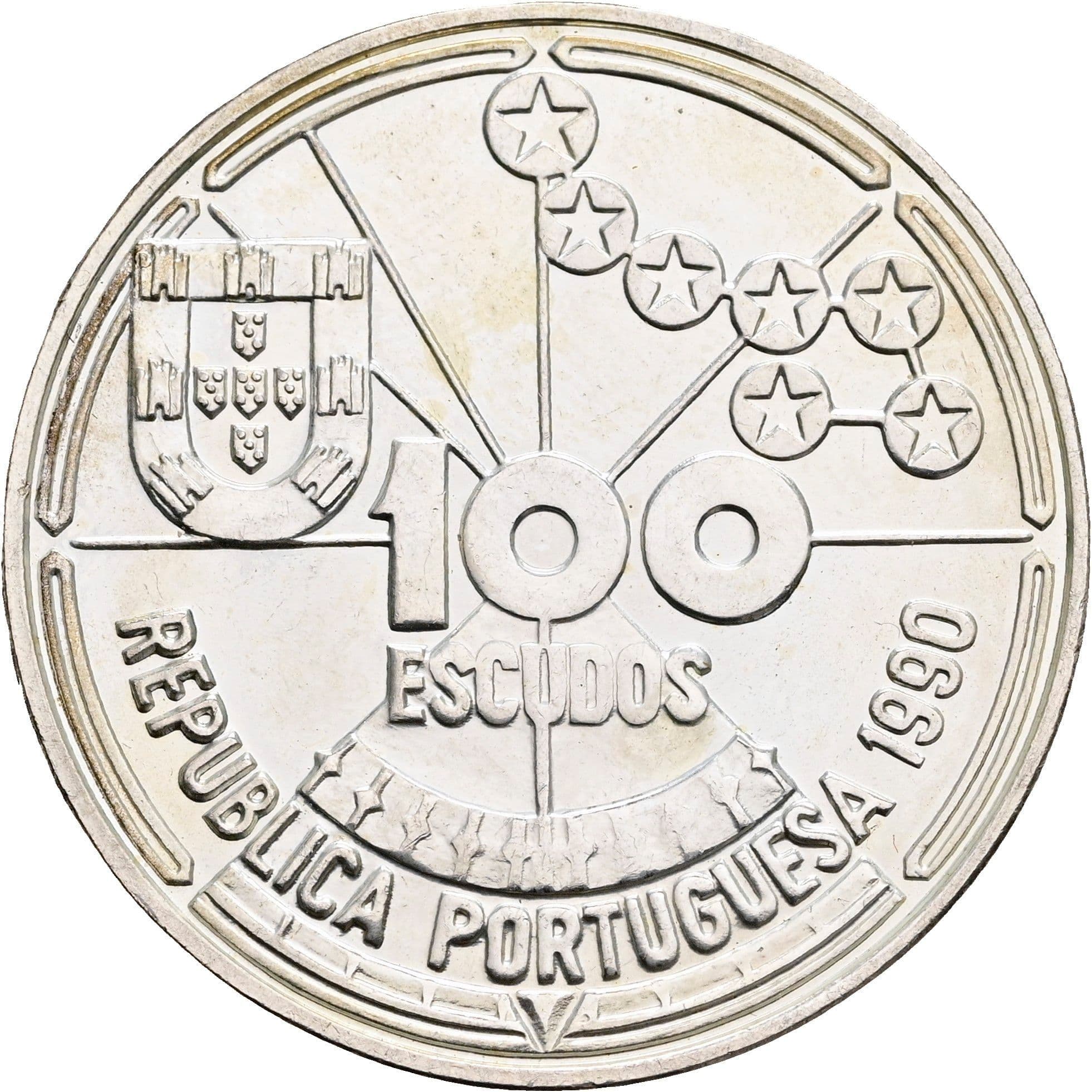100 Escudos 1990 – Vorderseite