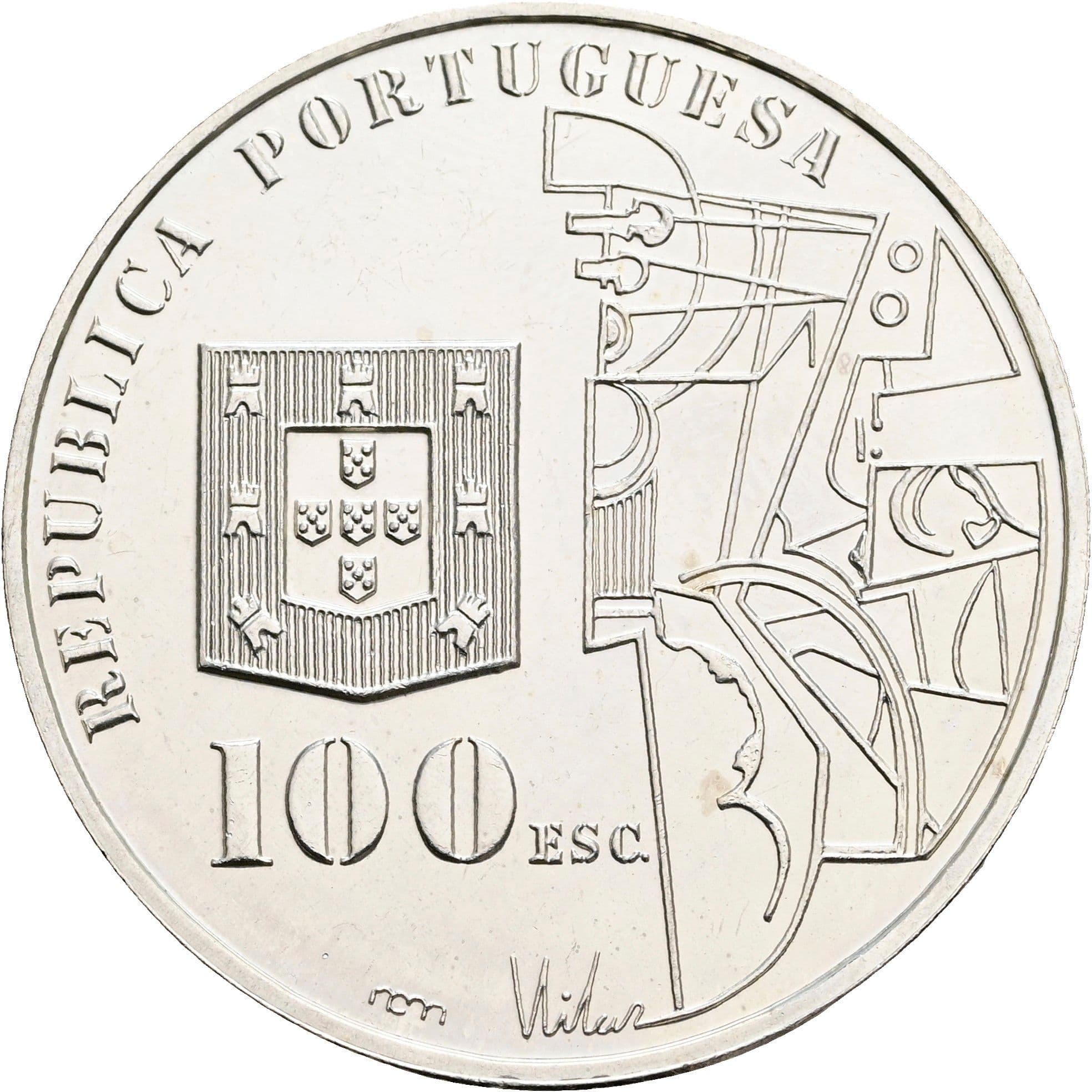 100 Escudos 1987 – Vorderseite