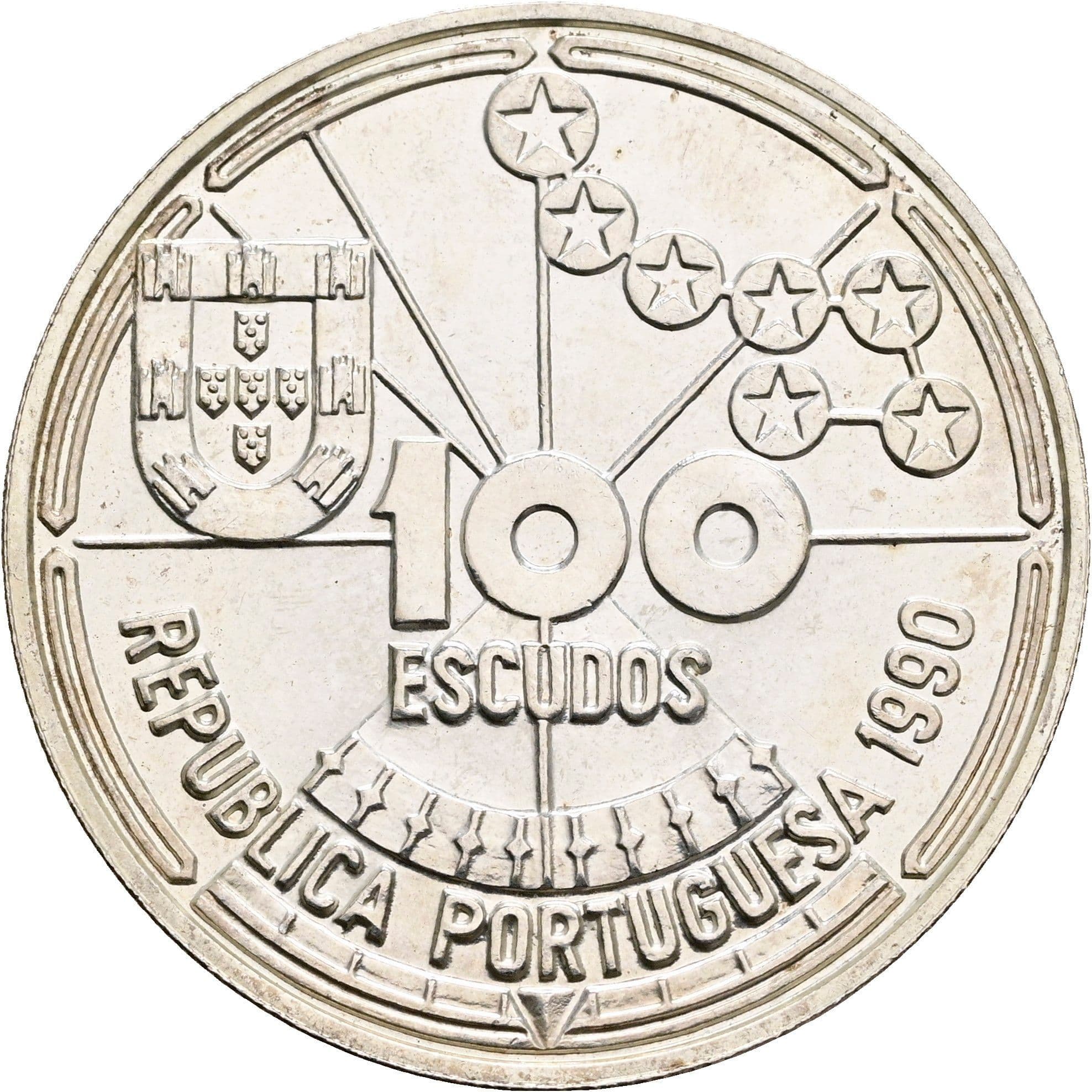 100 Escudos 1990 – Vorderseite