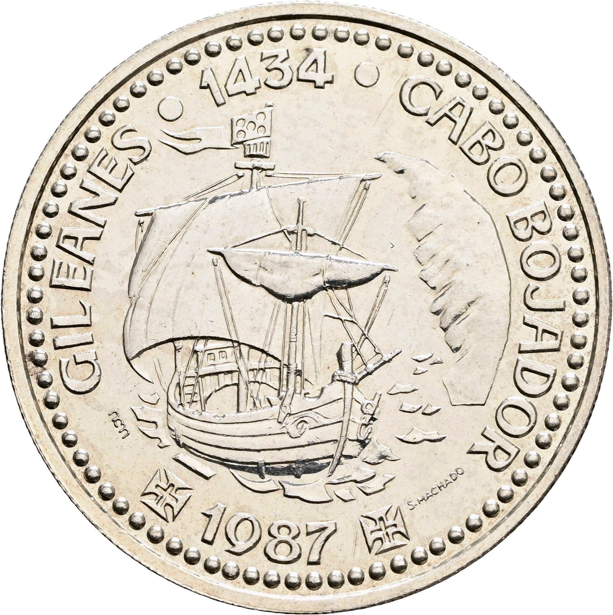 100 Escudos 1987 – Rückseite