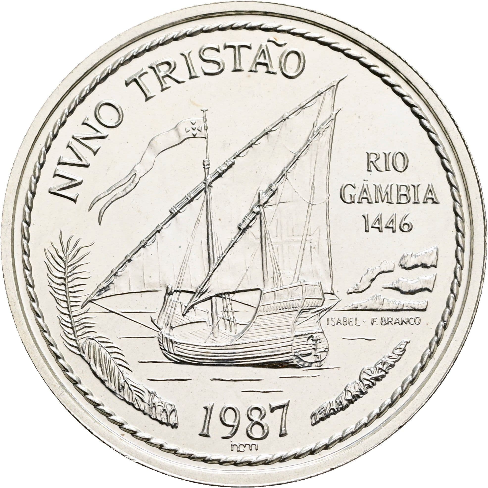 100 Escudos 1987 – Rückseite